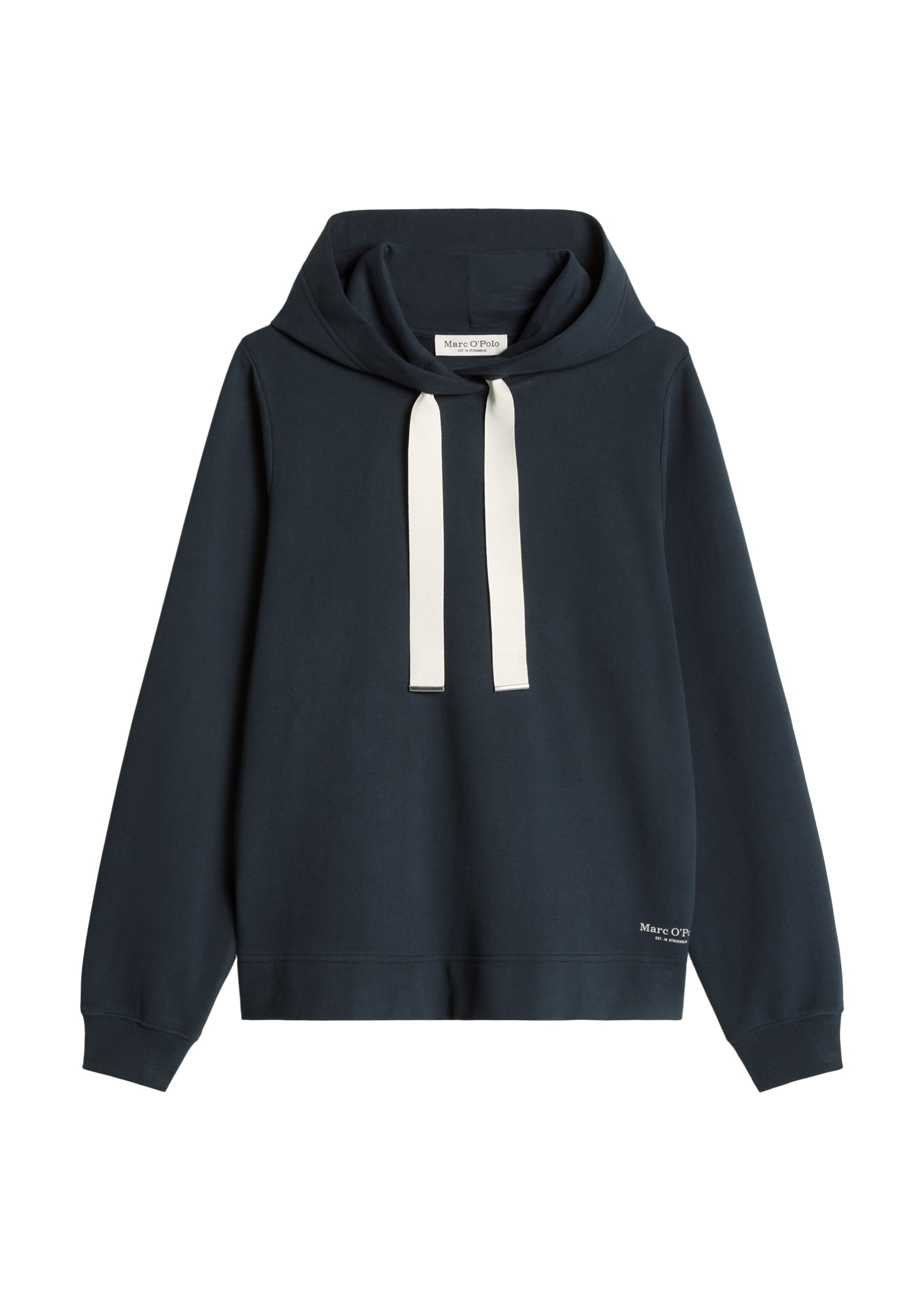 Marc O'Polo Hoodie , relaxed mit gepeachter Oberfläche
