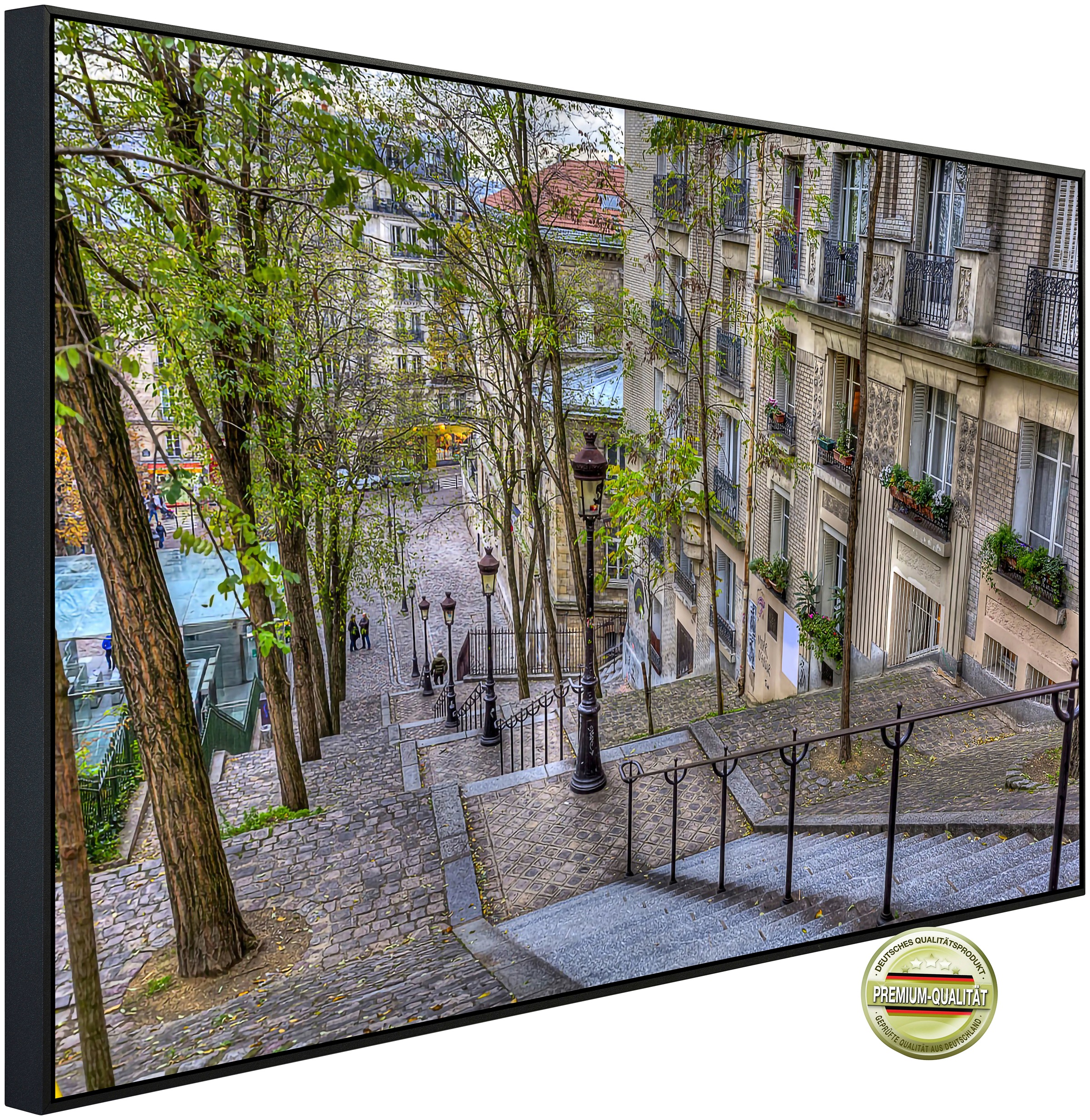 Papermoon Infrarotheizung »Montmartre in Paris«, sehr angenehme Strahlungsw günstig online kaufen