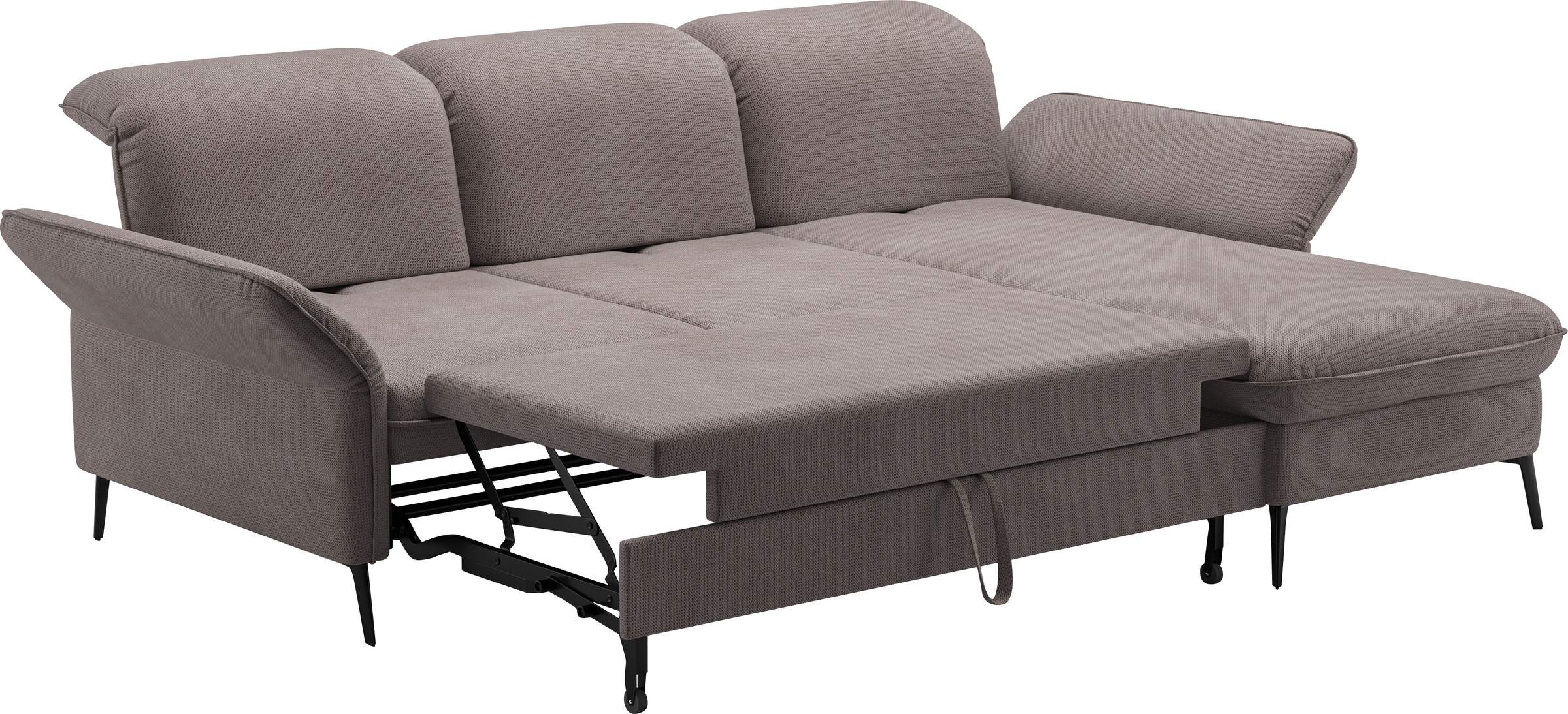 sit&more Ecksofa »Emely, inkl. Sitztiefenverstellung«, wahlweise mit Bettfunktion,Bettkasten,Kopf- & Armteilverstellung