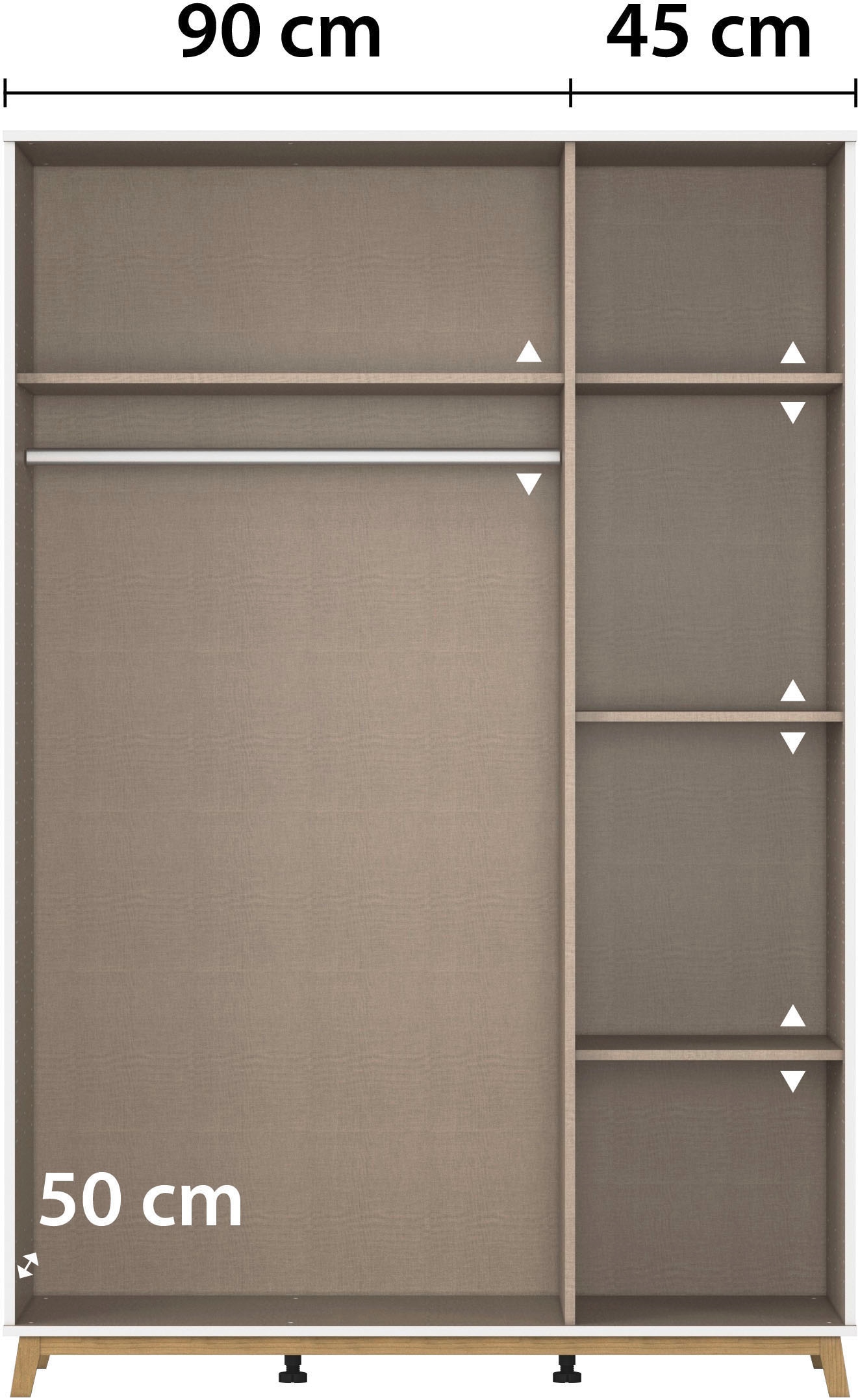 rauch Drehtürenschrank »Carlsson«