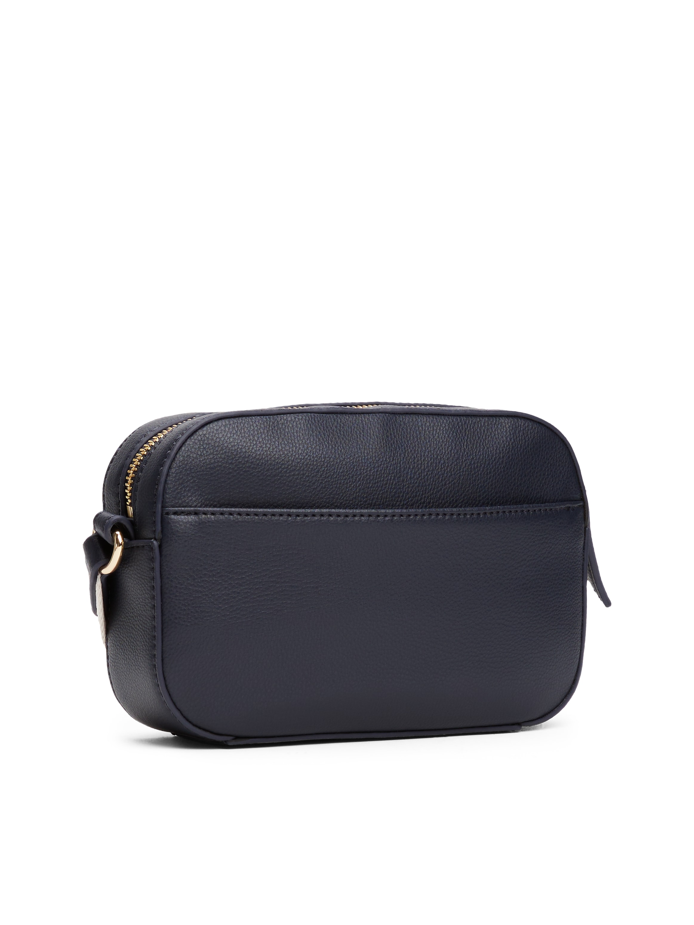 Tommy Hilfiger Umhängetasche »TH LOGOTAPE CAMERA BAG«, Damen Schultertasche, Minibag mit Logo-Schriftzug auf Umhängeriemen