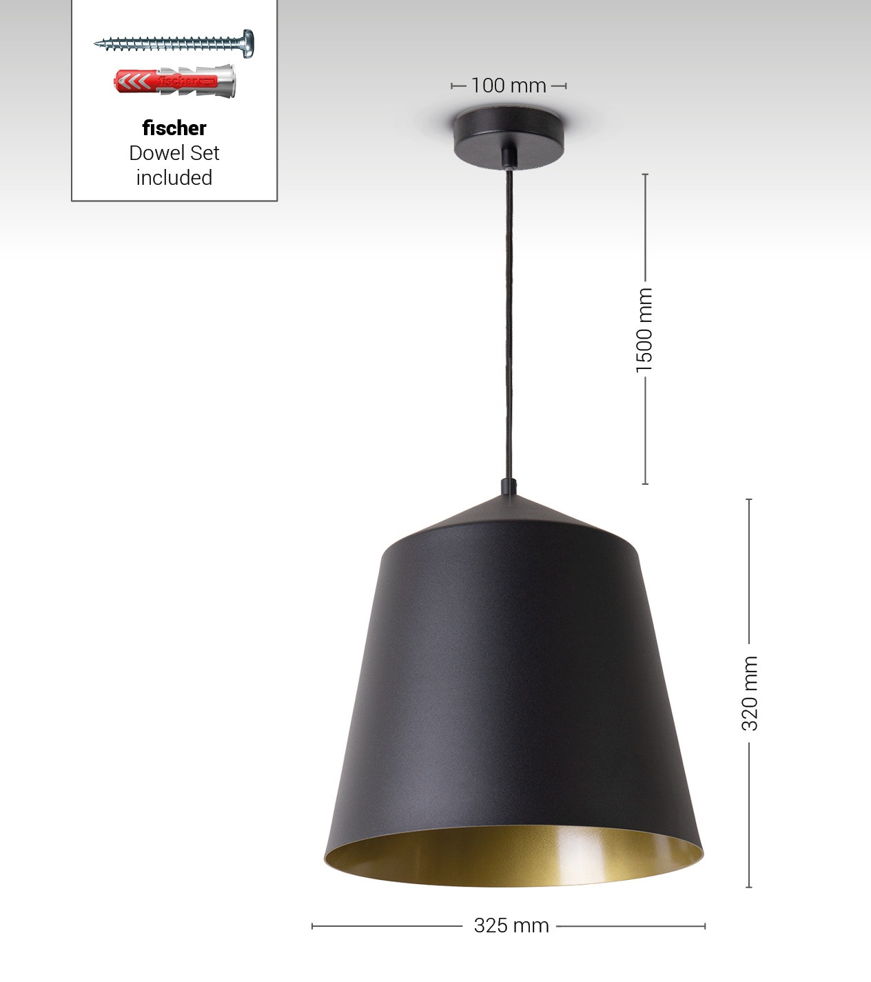 Paco Home Deckenleuchte »Jackson«, 1 flammig, Leuchtmittel E27 | ohne Leuchtmittel, Wohnzimmer Esszimmer Pulverbeschichtet Industrial Design E27