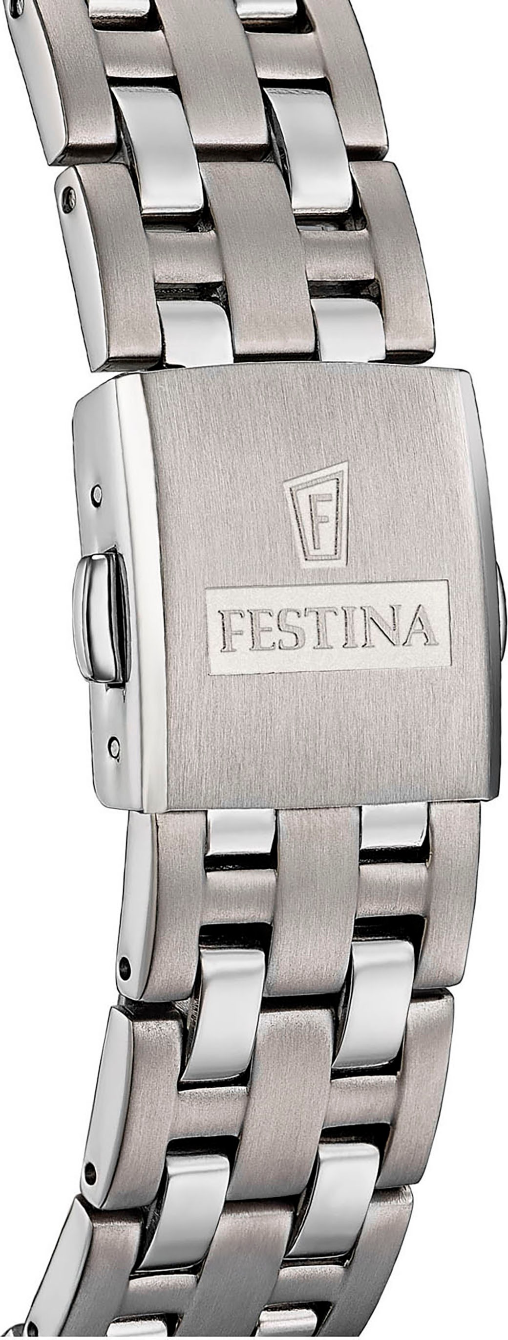Festina Quarzuhr »Calendario Titanium«, Armbanduhr, Herrenuhr, analog, Tag