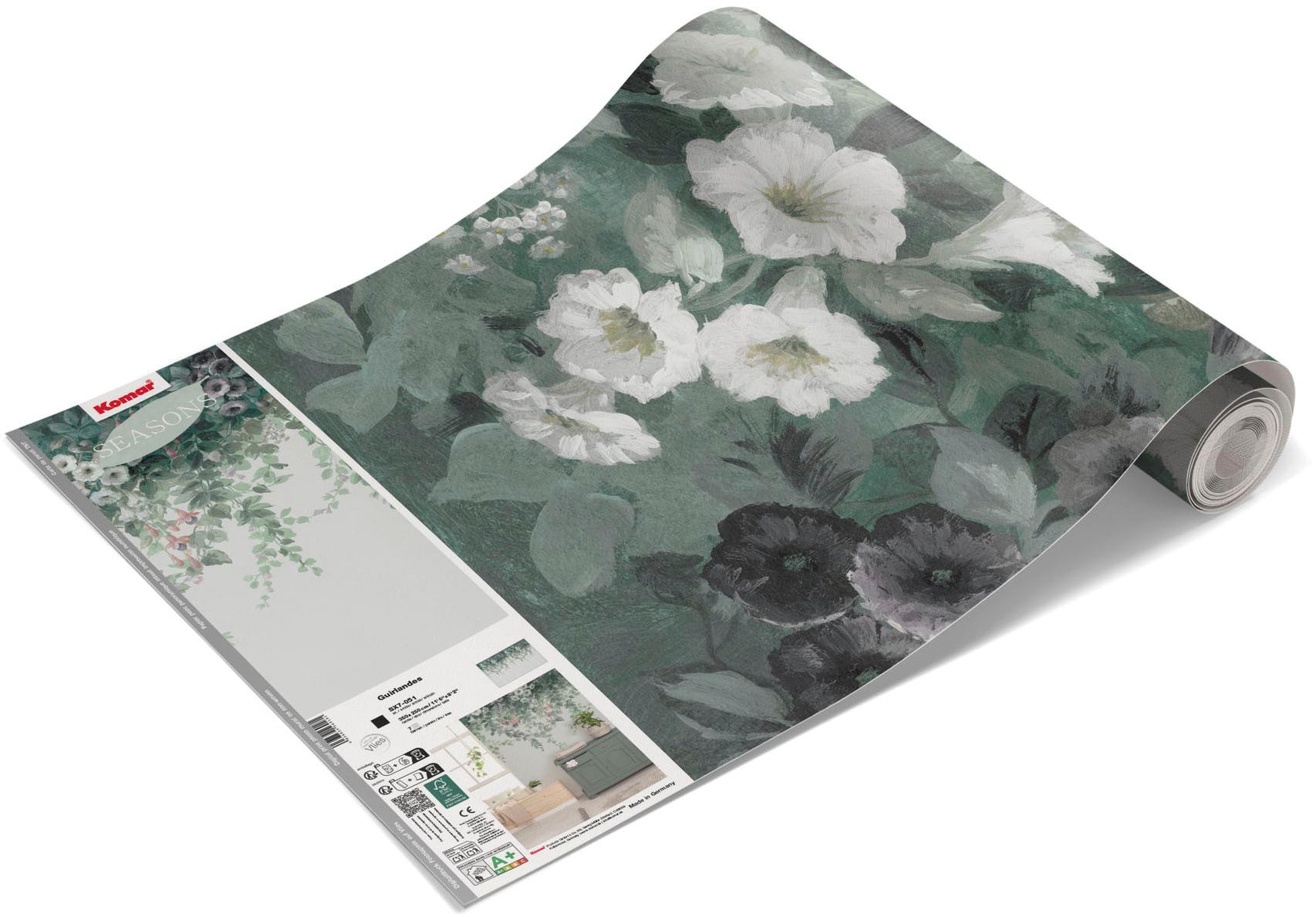 Komar Fototapete »Vlies Fototapete - Guirlandes - Größe 350 x 250 cm« Motiv | bedruckt glatt