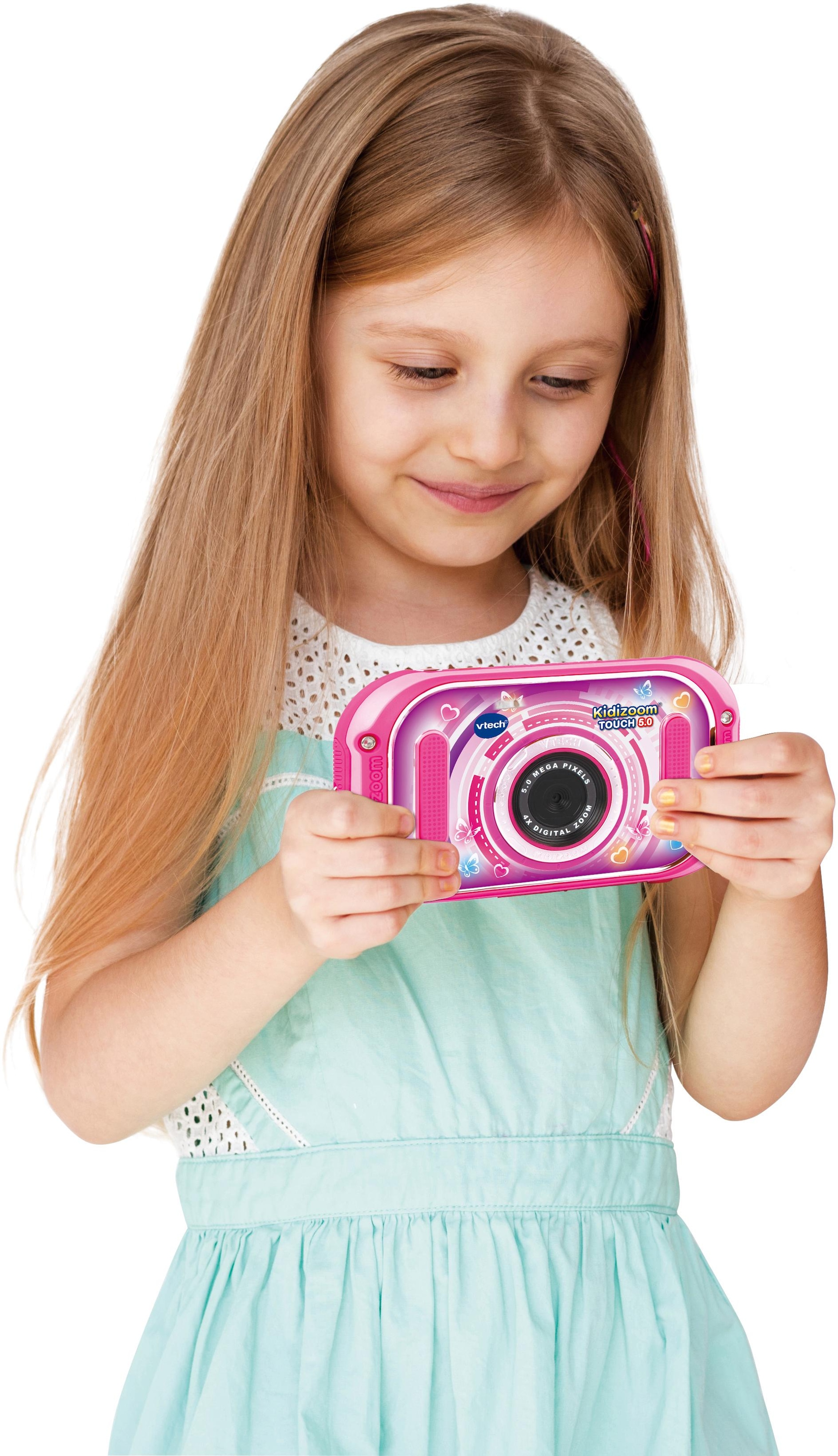 Vtech® Kinderkamera »Kidizoom Touch 5.0, pink«, 5 MP, mit Musik