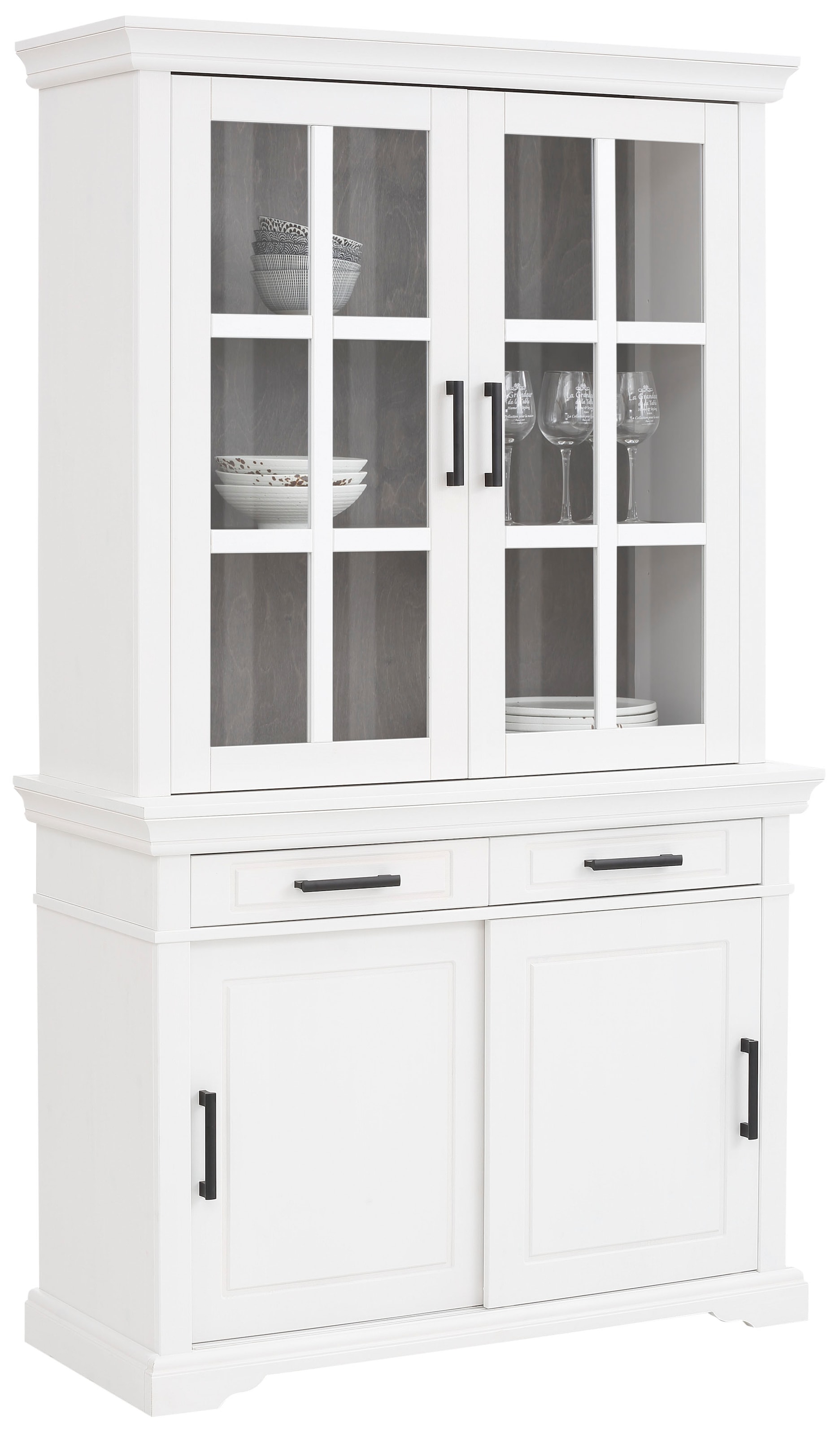 Home affaire Vitrine »Anabel«, aus massiver Kiefer FSC®, Breite 110 cm, Höh günstig online kaufen