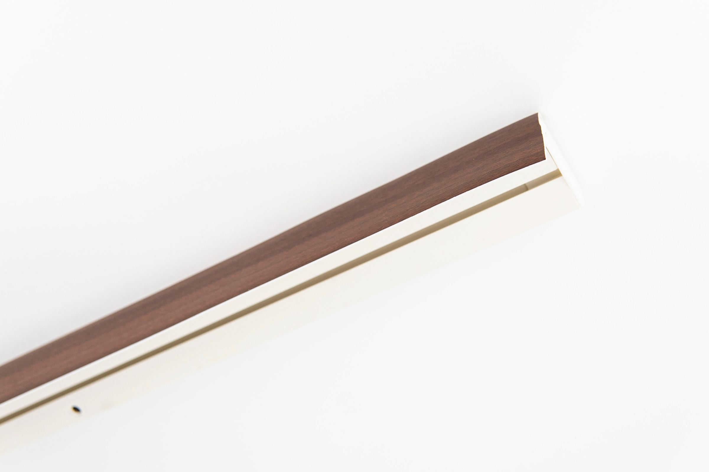 GARESA Gardinenschiene »Kunststoffschiene mit Blende«, 1 läufig-läufig, Wunschmaßlänge, Deckenmontage, verlängerbar, einfache Montage, schlicht