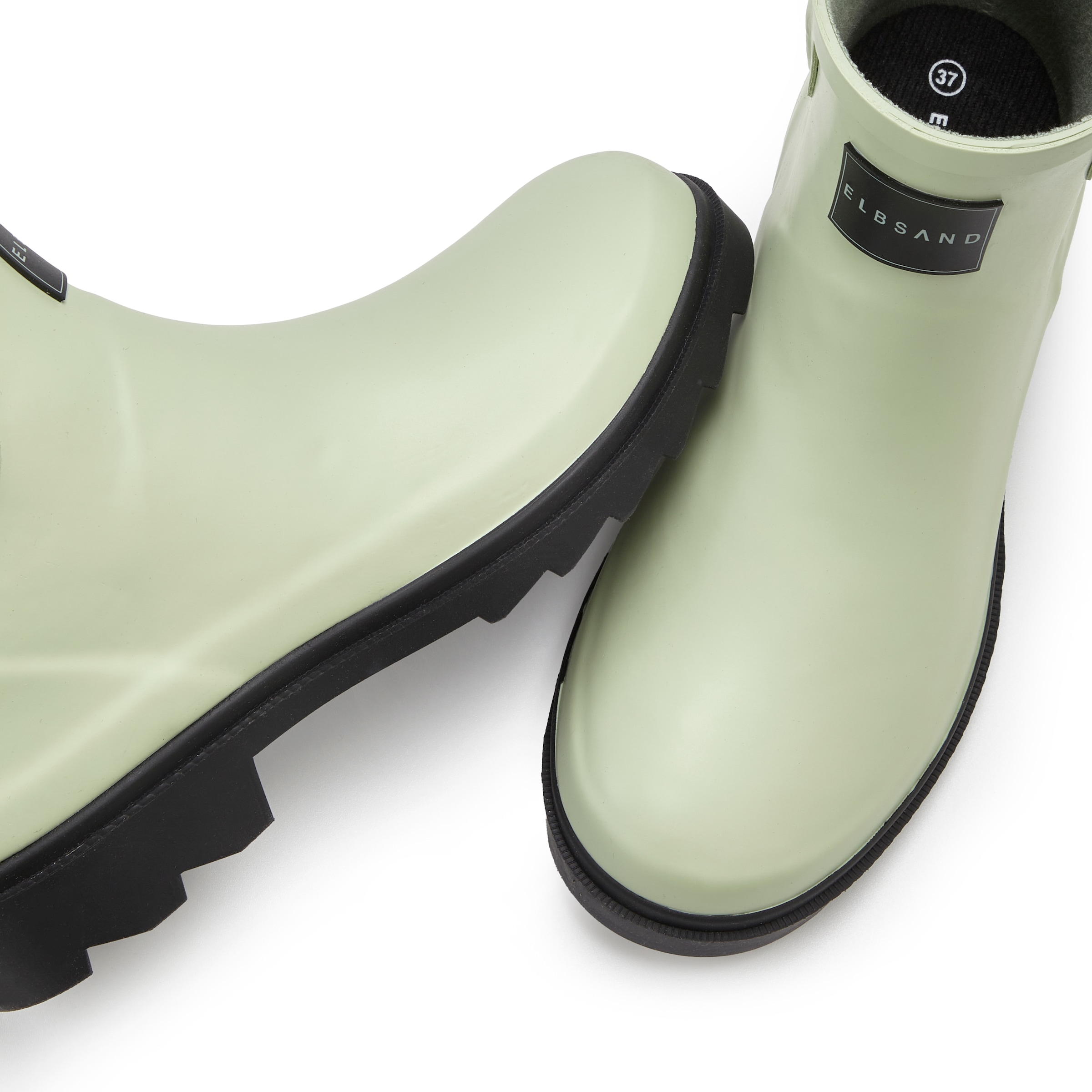 Elbsand Gummistiefelette »Boots«, aus wasserdichtem Material, Gummistiefel, Schlupfstiefel VEGAN