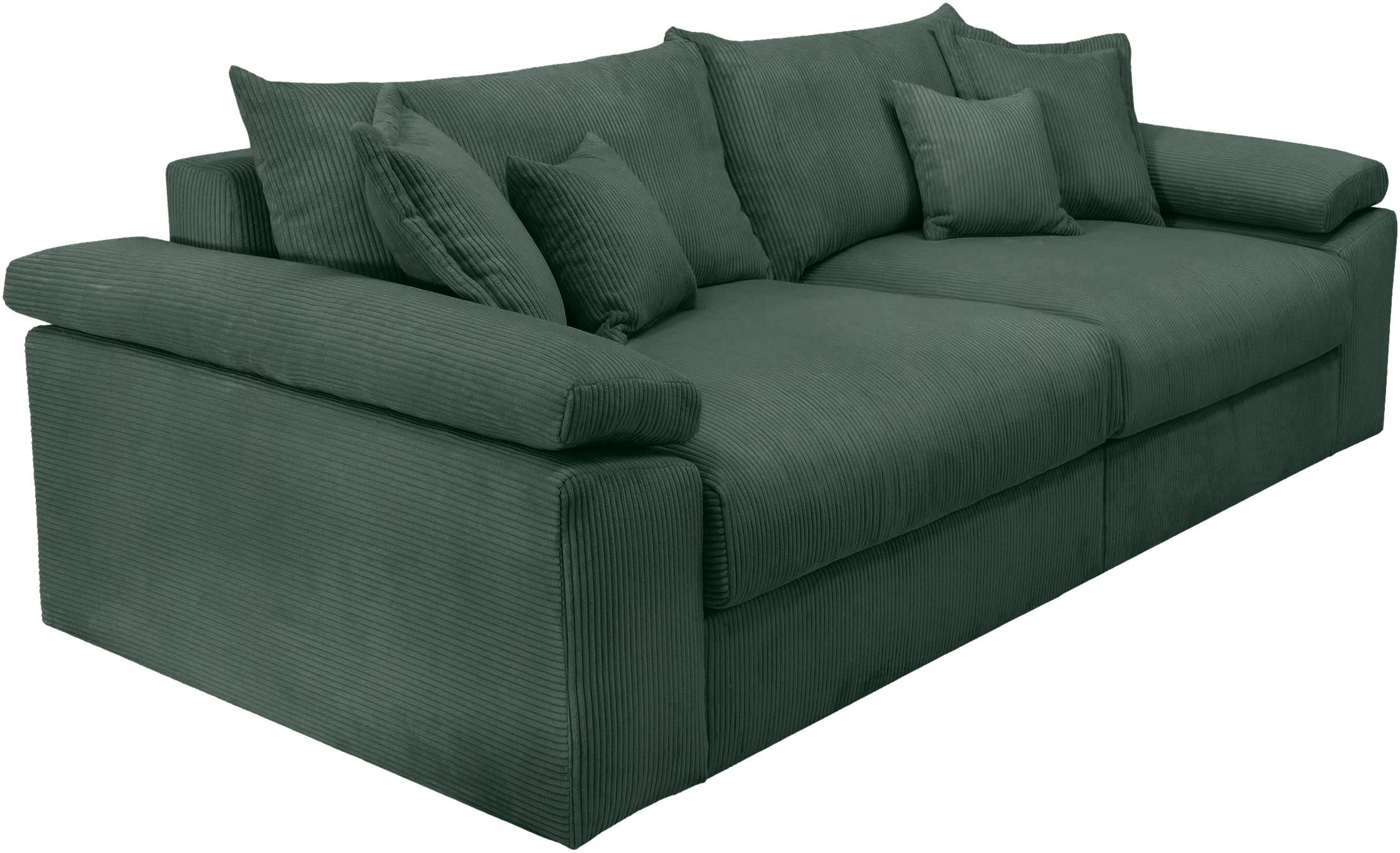 Home affaire Big-Sofa »Soft&Cosy XL - Breite 246 cm«, Mega-Sofa, in Cord, Federkern-Polsterung