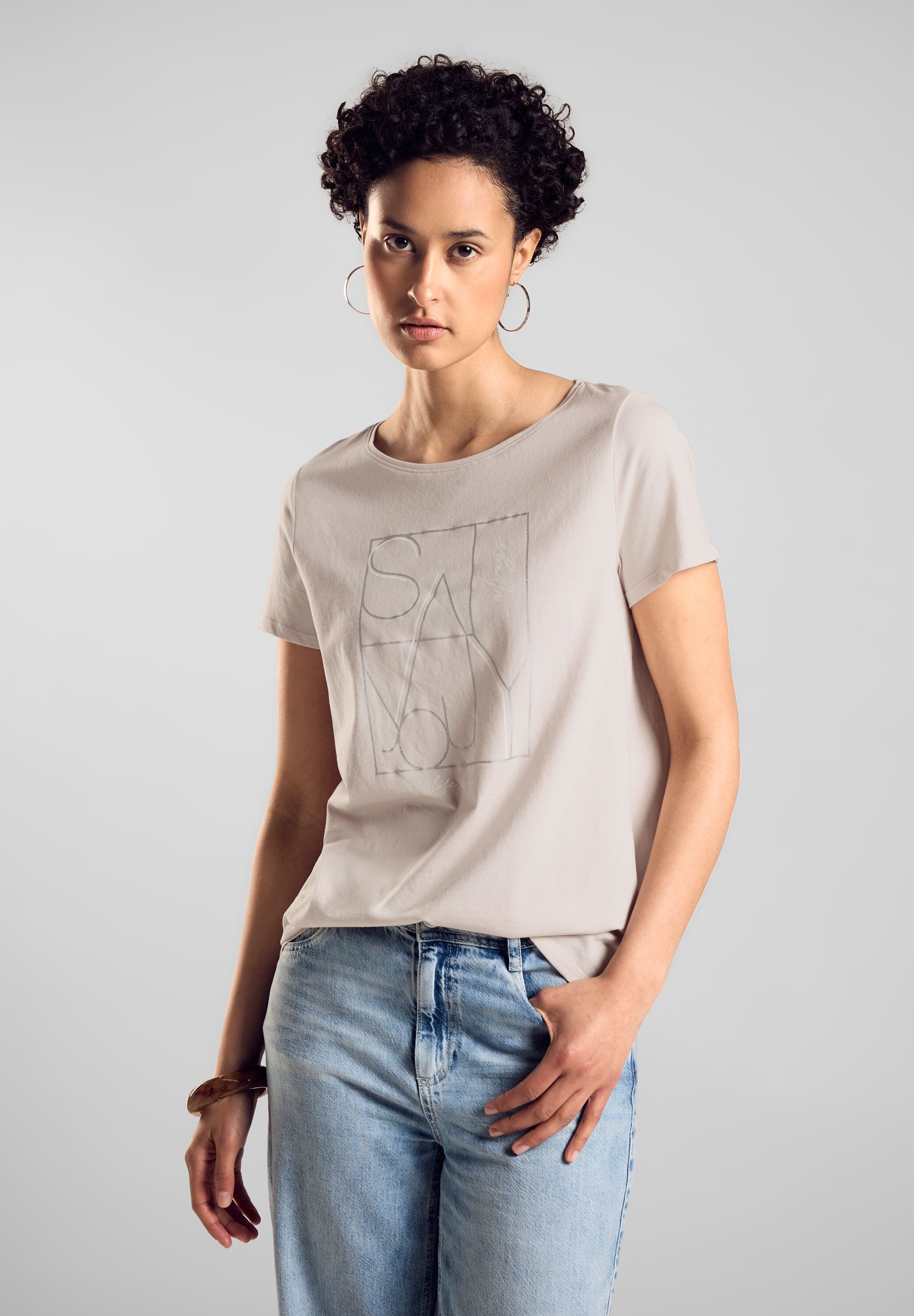 STREET ONE T-Shirt, mit Frontprint