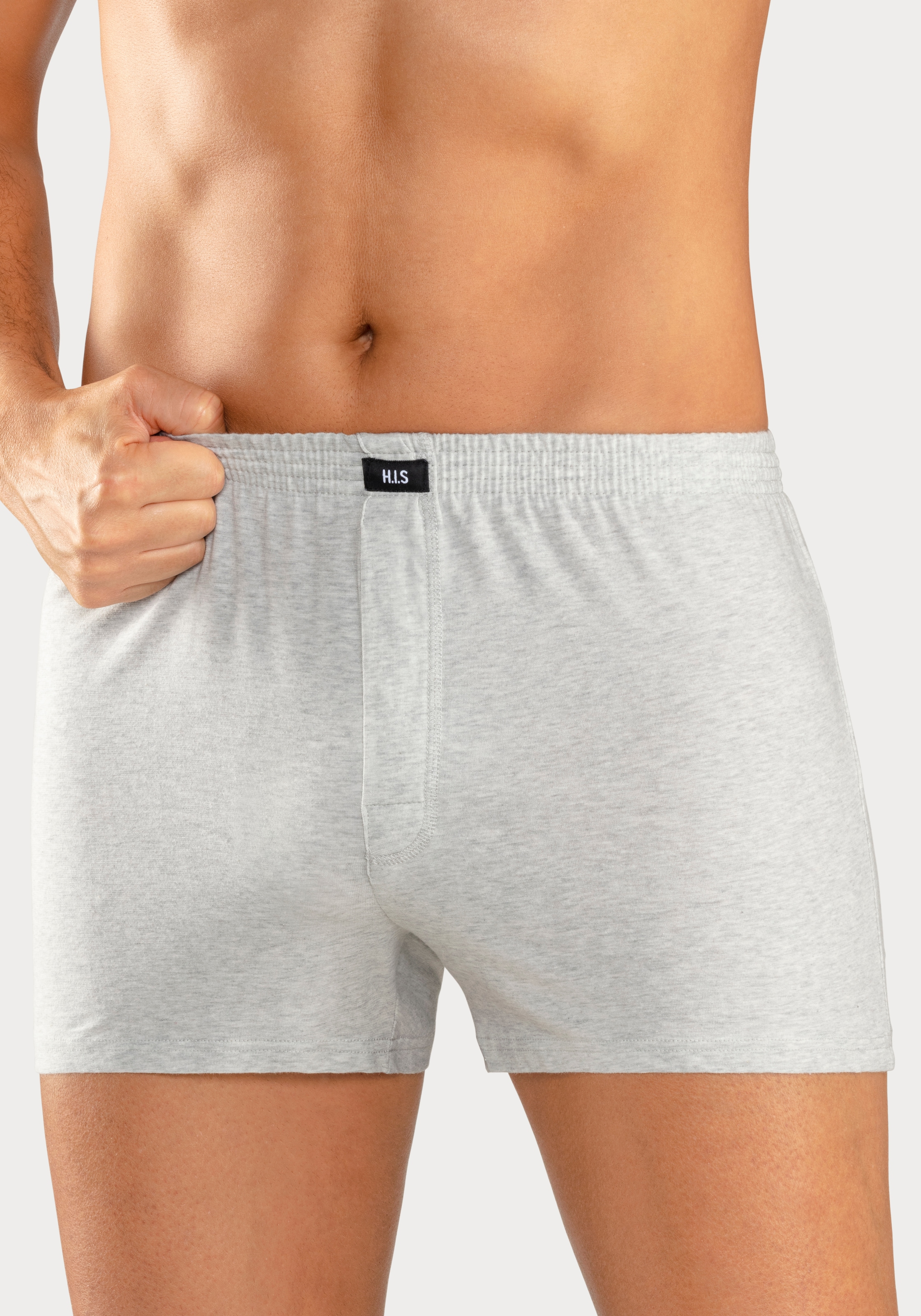 H.I.S Weiter Boxer, (Packung, 2 St.), aus weicher Single Jersey Ware