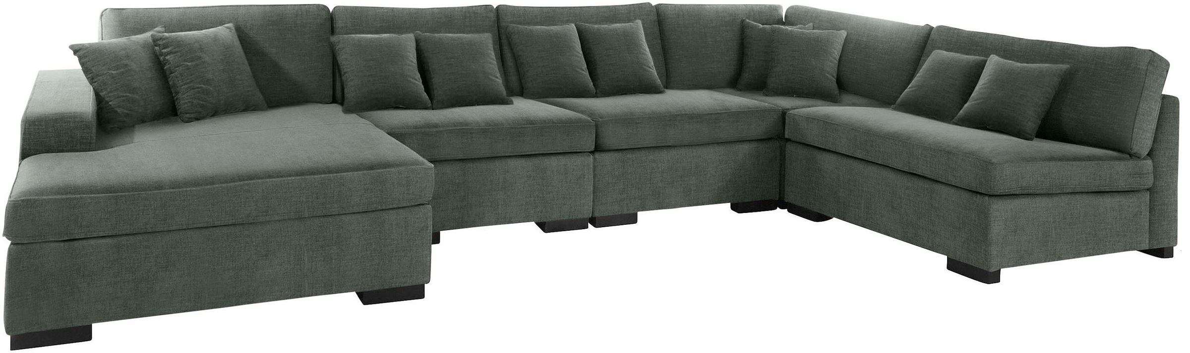Guido Maria Kretschmer Home&Living Wohnlandschaft »Skara U-Form«, Lounge-Sofa mit Federkernpolsterung, in vielen Bezugsvarianten