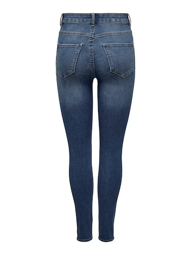 ONLY Skinny-fit-Jeans »ONLROSE – Skinny-Jeans mit hoher Taille und modischer Waschung«, skinny fit, modisch, Denim, Baumwollmischung