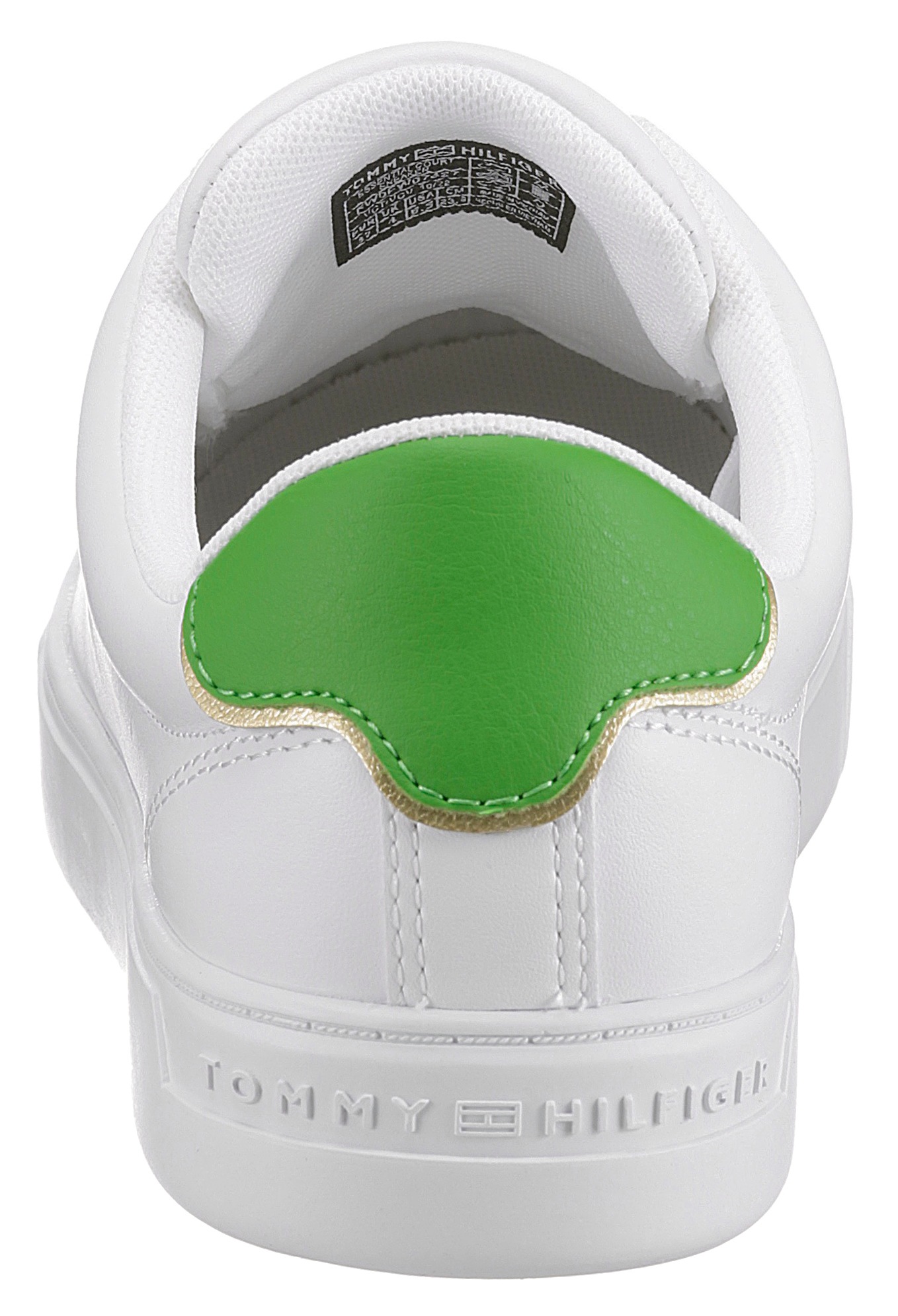 Tommy Hilfiger Plateausneaker »ESSENTIAL COURT SNEAKER«, mit Kontrastbesatz an der Ferse