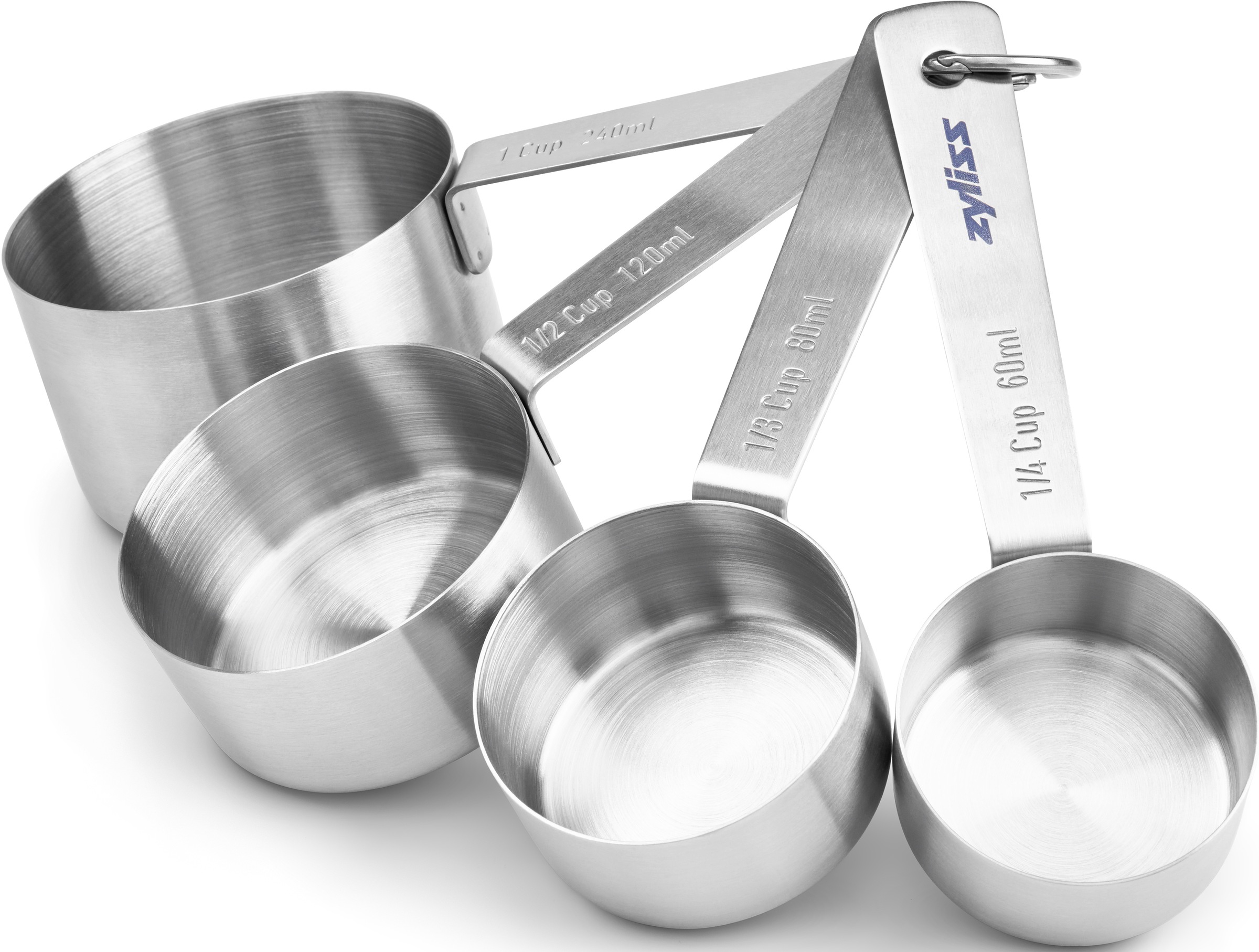 zyliss Messlöffel »Messbecher Set«, Edelstahl, (4 St.) günstig online kaufen