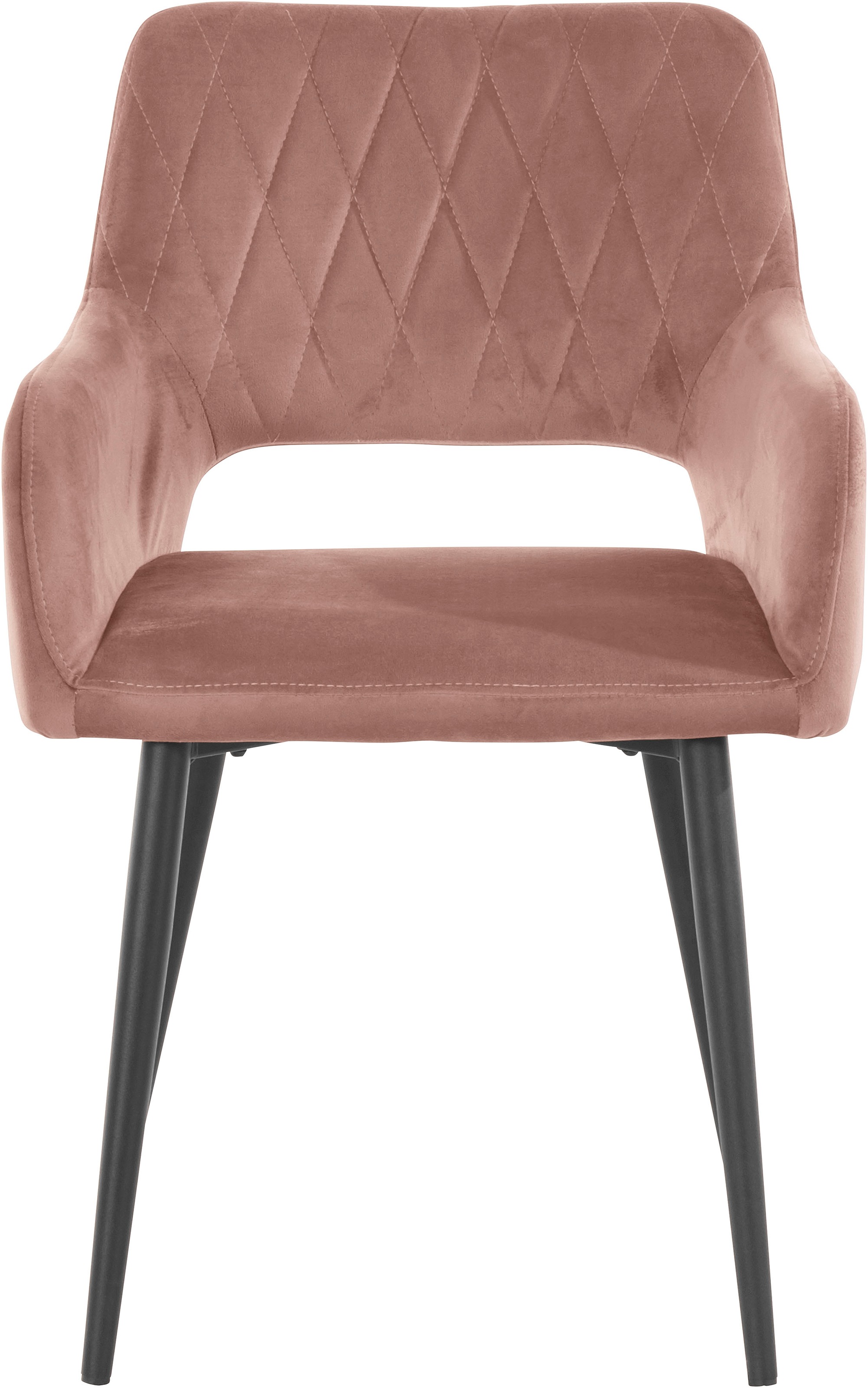 Leonique Esszimmerstuhl »Franca« (Set) 2 Stk.Sitz in Samtvelours, Rückenleh günstig online kaufen