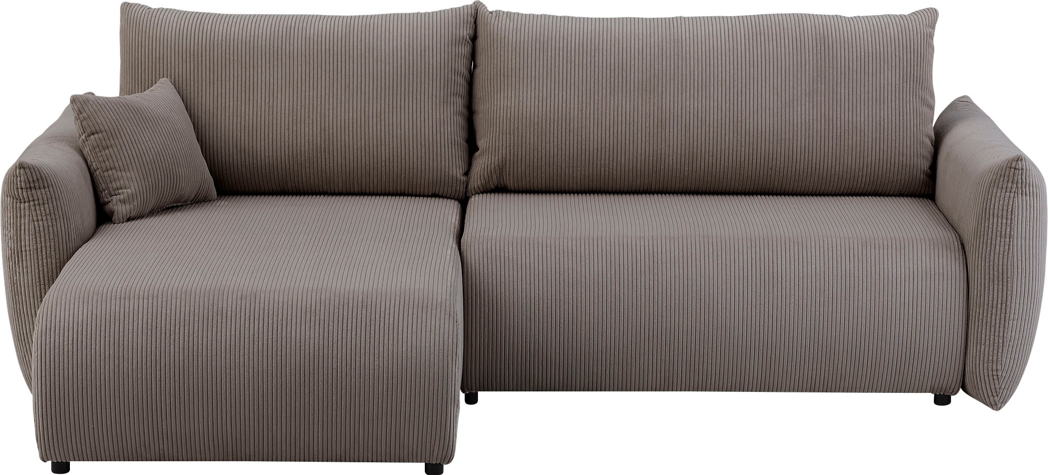 INOSIGN Ecksofa MAVAS Schlafsofa mit Bettkasten, L-Form, ca.257/127cm (Lieg günstig online kaufen