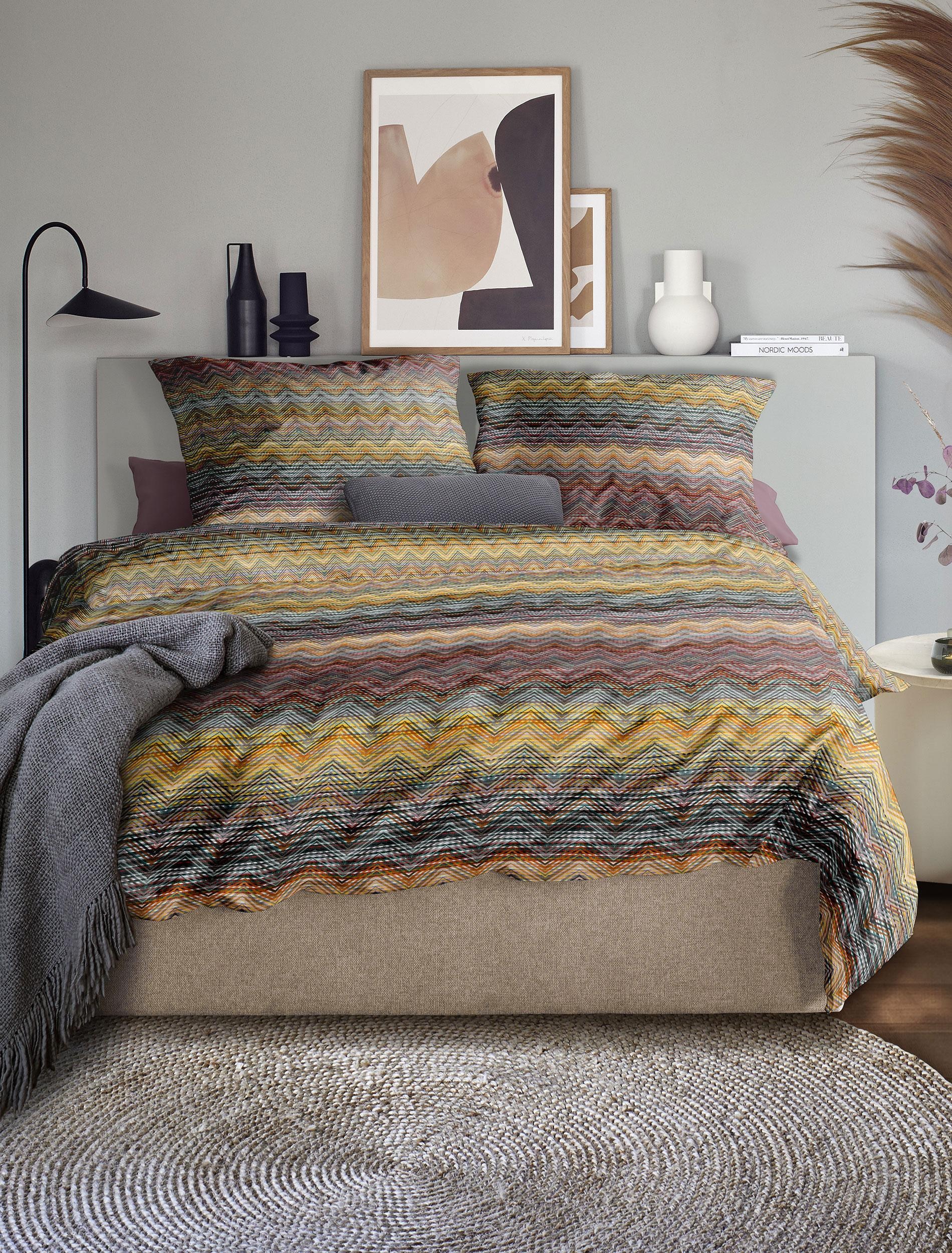 Irisette Bettwäsche »Wave 8671« 2 Stk. tlg. anschmiegsam und atmungsaktiv, günstig online kaufen