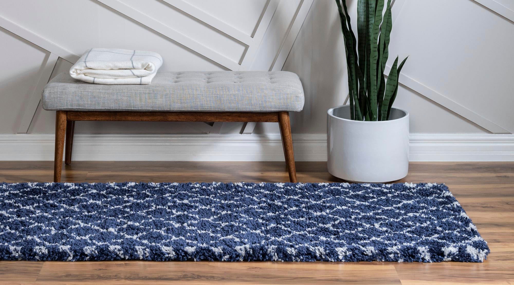 Myflair Möbel & Accessoires Hochflor-Läufer »Temara Shag, LAGERRÄUMUNG!«, rechteckig, 51 mm Höhe, Teppich-Läufer, gewebt, weich & kuschelig