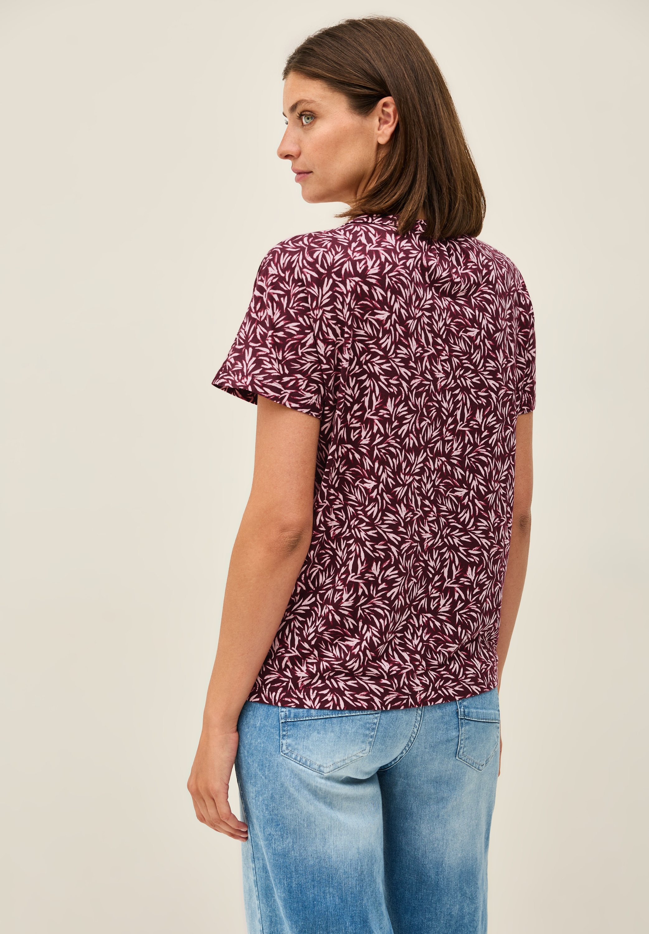 Cecil T-Shirt, mit Minimal Print und im Tunika Look