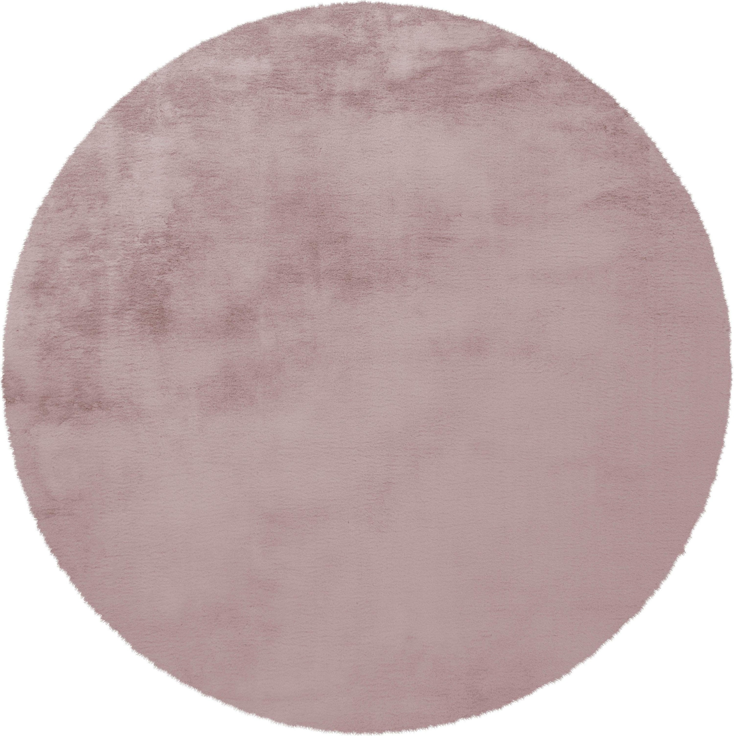 calo-deluxe Fellteppich »Vogesen 212«, rund, 45 mm Höhe, Kunstfell, Wohnzimmer