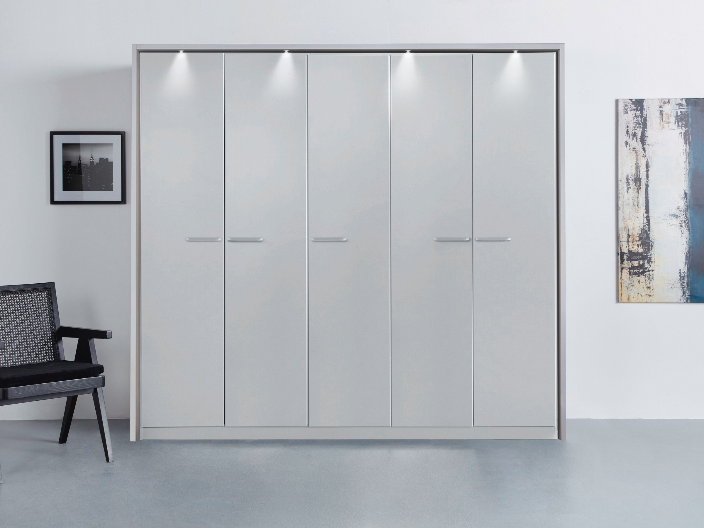 rauch Drehtürenschrank »Oteli«, inkl. Passepartout optional mit Beleuchtung