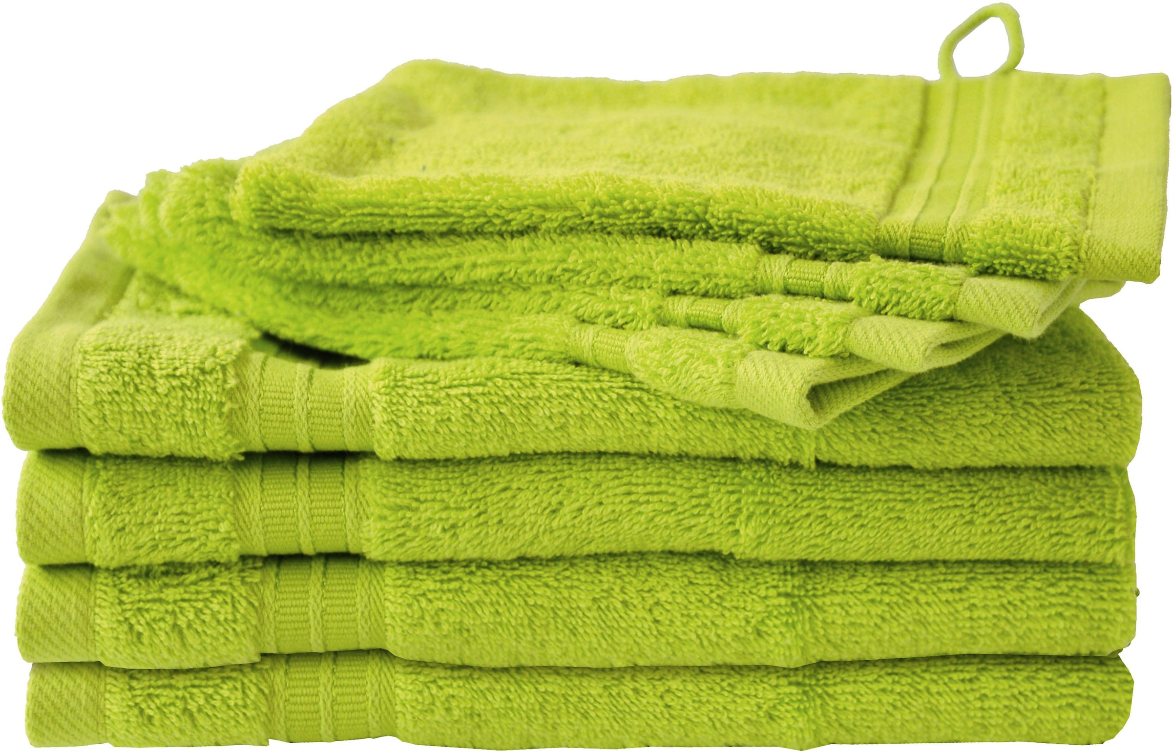 Dyckhoff Handtuch Set »Siena«, Set, 8 tlg., Walkfrottier, in tollen Unifarb günstig online kaufen
