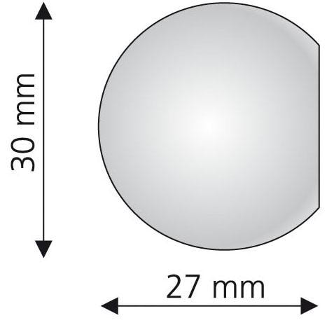 Liedeco Gardinenstangen-Endstück »Power«, (Set, 1 St.), für Gardinenstangen Ø 20 mm