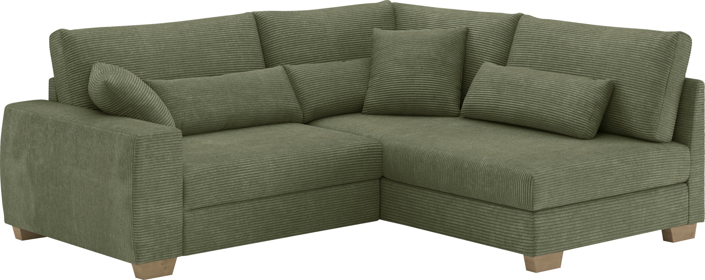 Mr. Couch Ecksofa »Helena L-Form«, Mit Federkern, wahlweise mit Bettfunktio günstig online kaufen