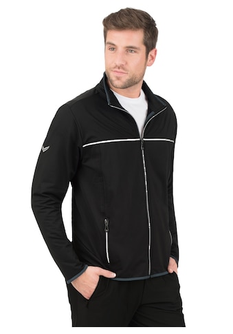 Trainingsjacke »TRIGEMA Praktische Sportjacke aus Microfaser«, (1 St.)