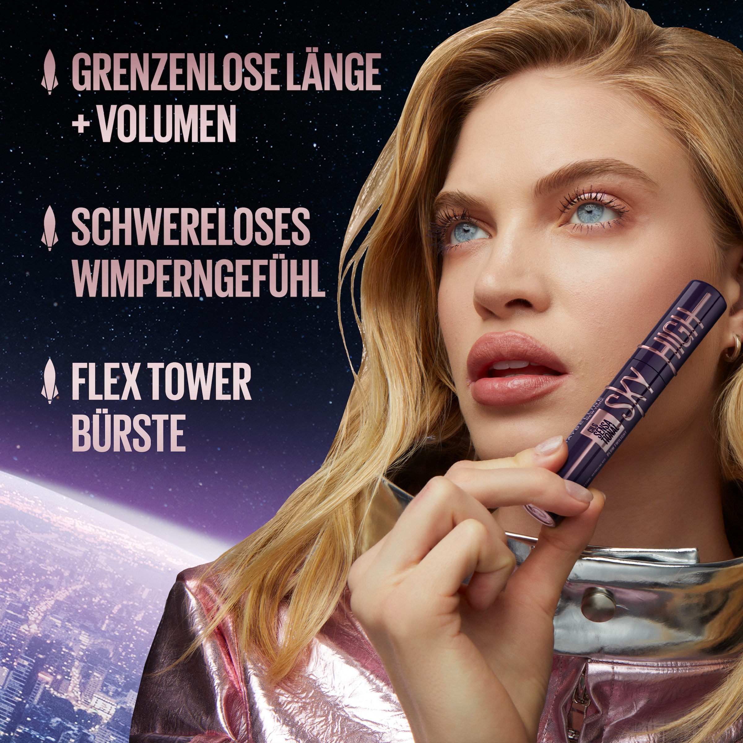 MAYBELLINE NEW YORK Make-up Set »Maybelline New York Xmas Coffret Sky High + Expression Kajal«