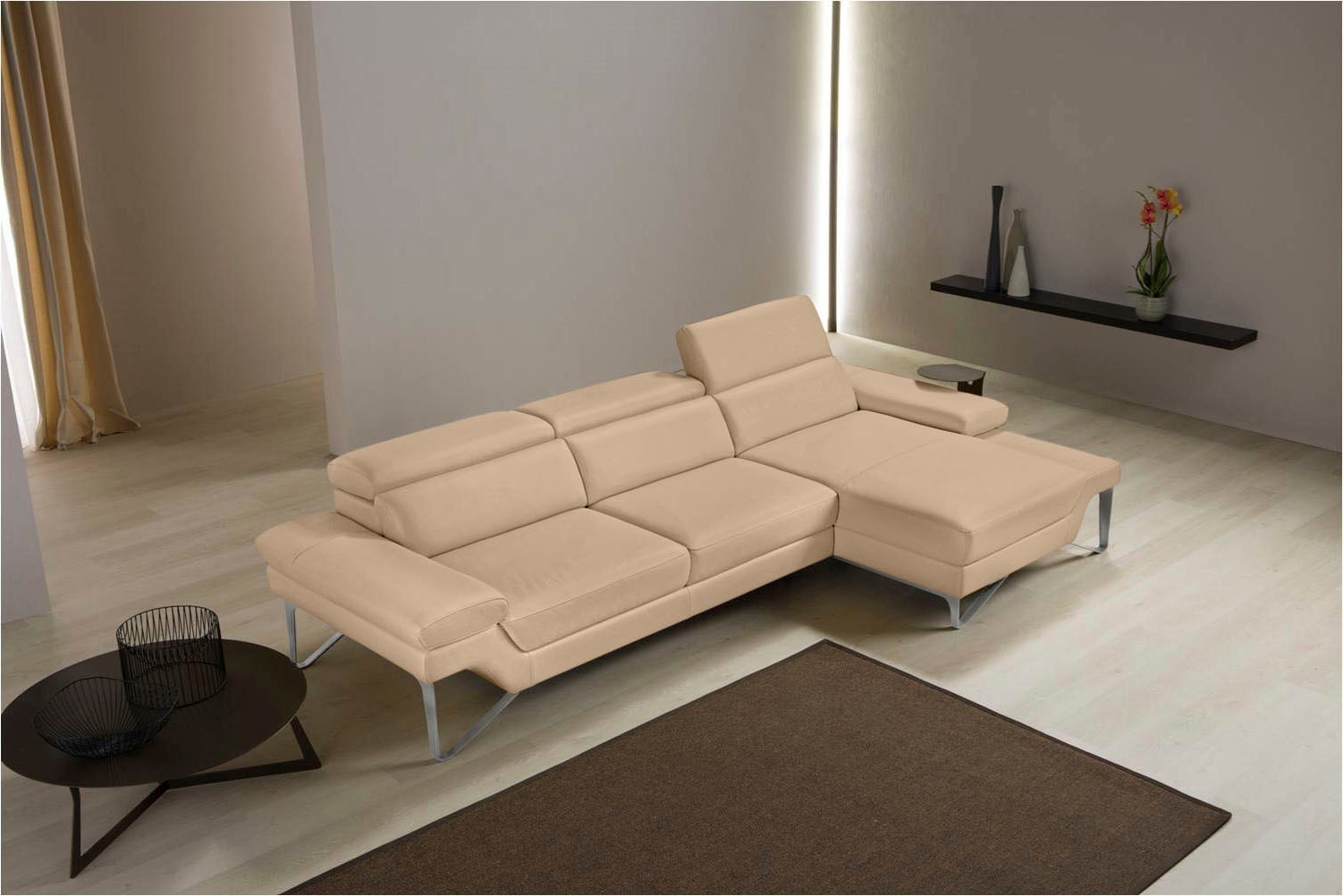 Egoitaliano Ecksofa »Princess, elegantes Designsofa mit erstklassigem Sitzk günstig online kaufen