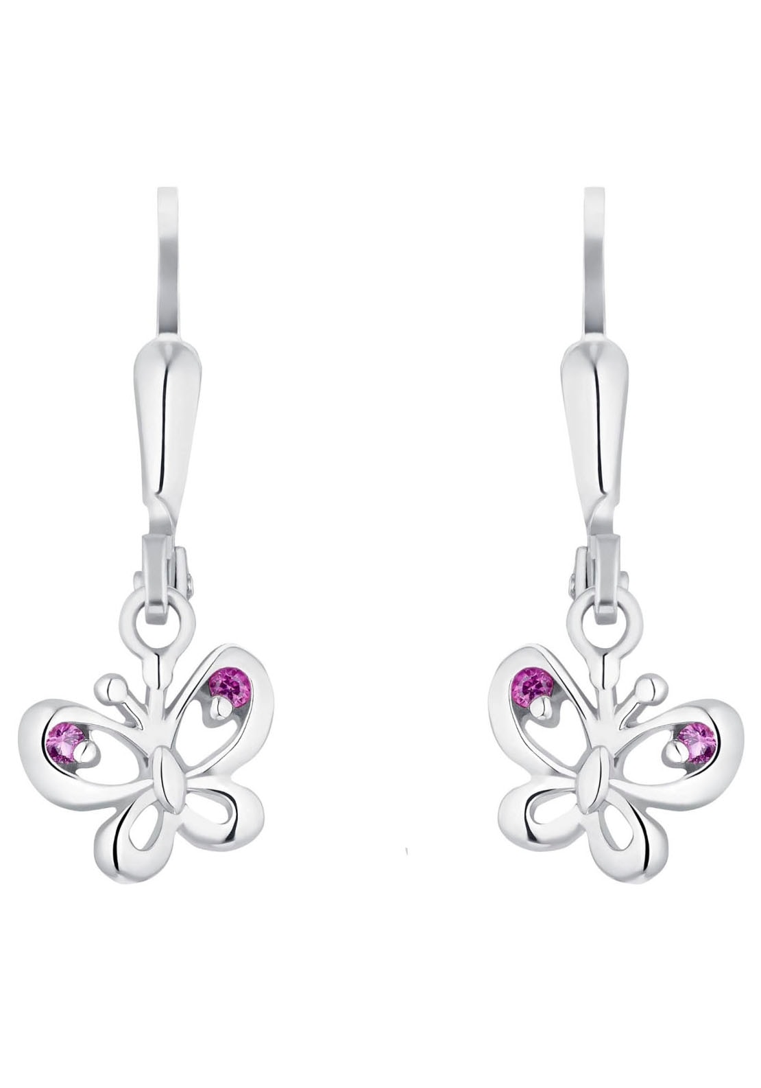 Amor Paar Ohrhänger »Little Butterfly« mit Zirkonia (synth.)