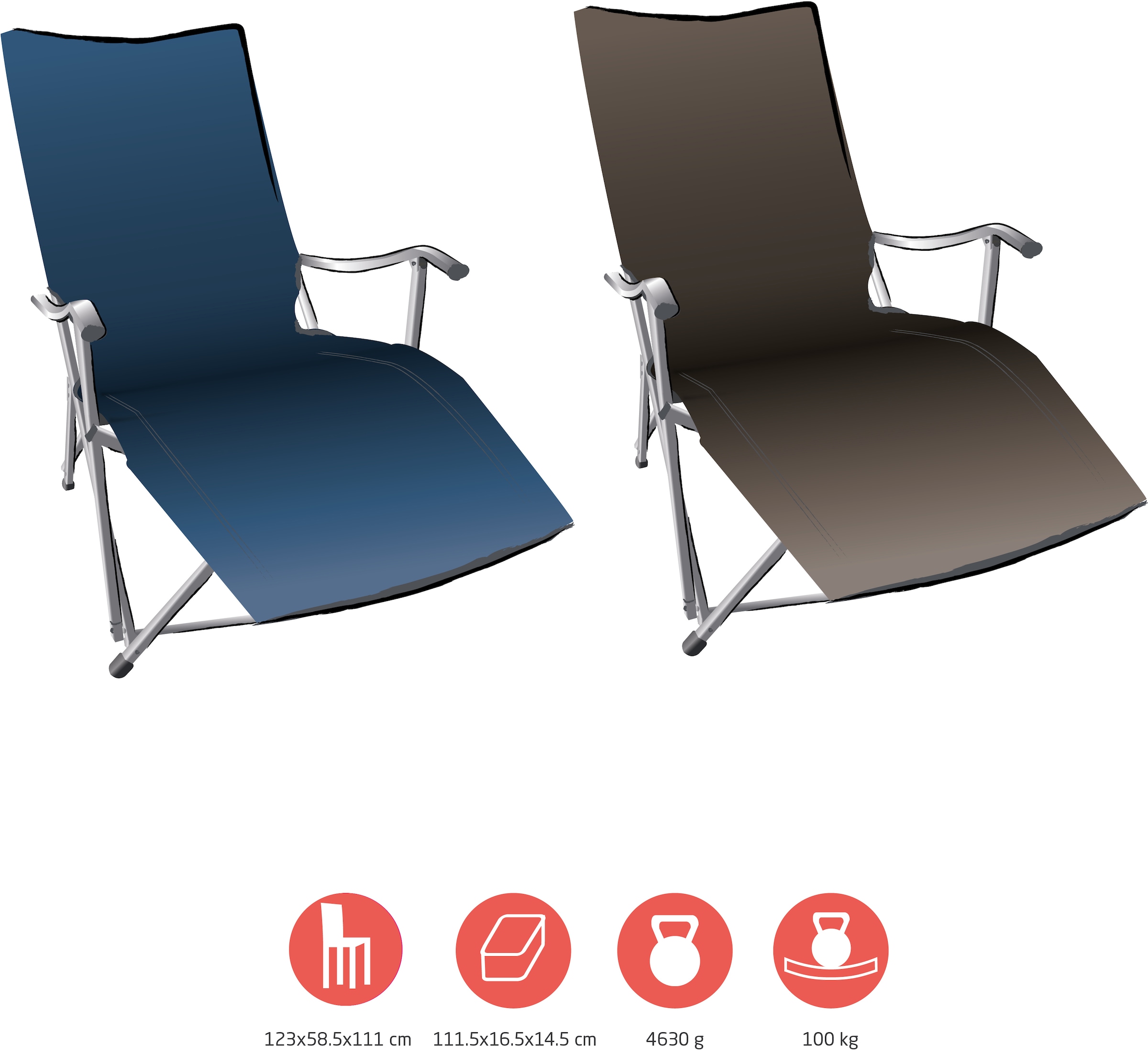 GRAND CANYON Campingstuhl »EL TOVAR LOUNGER«, 1 St. günstig online kaufen