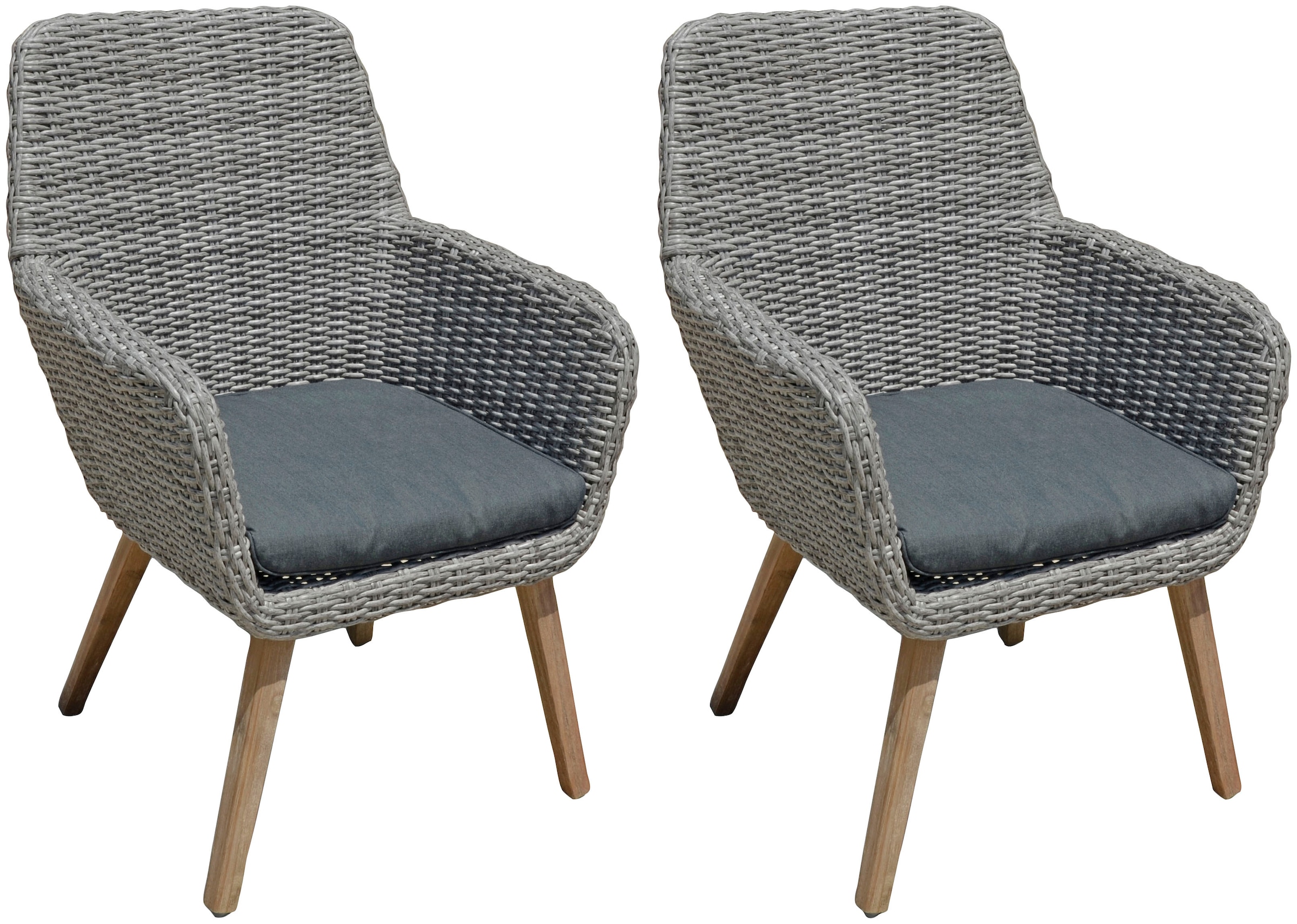 Garden Pleasure Gartensessel »RAPALLO« Set, 2 Stk. tlg. günstig online kaufen