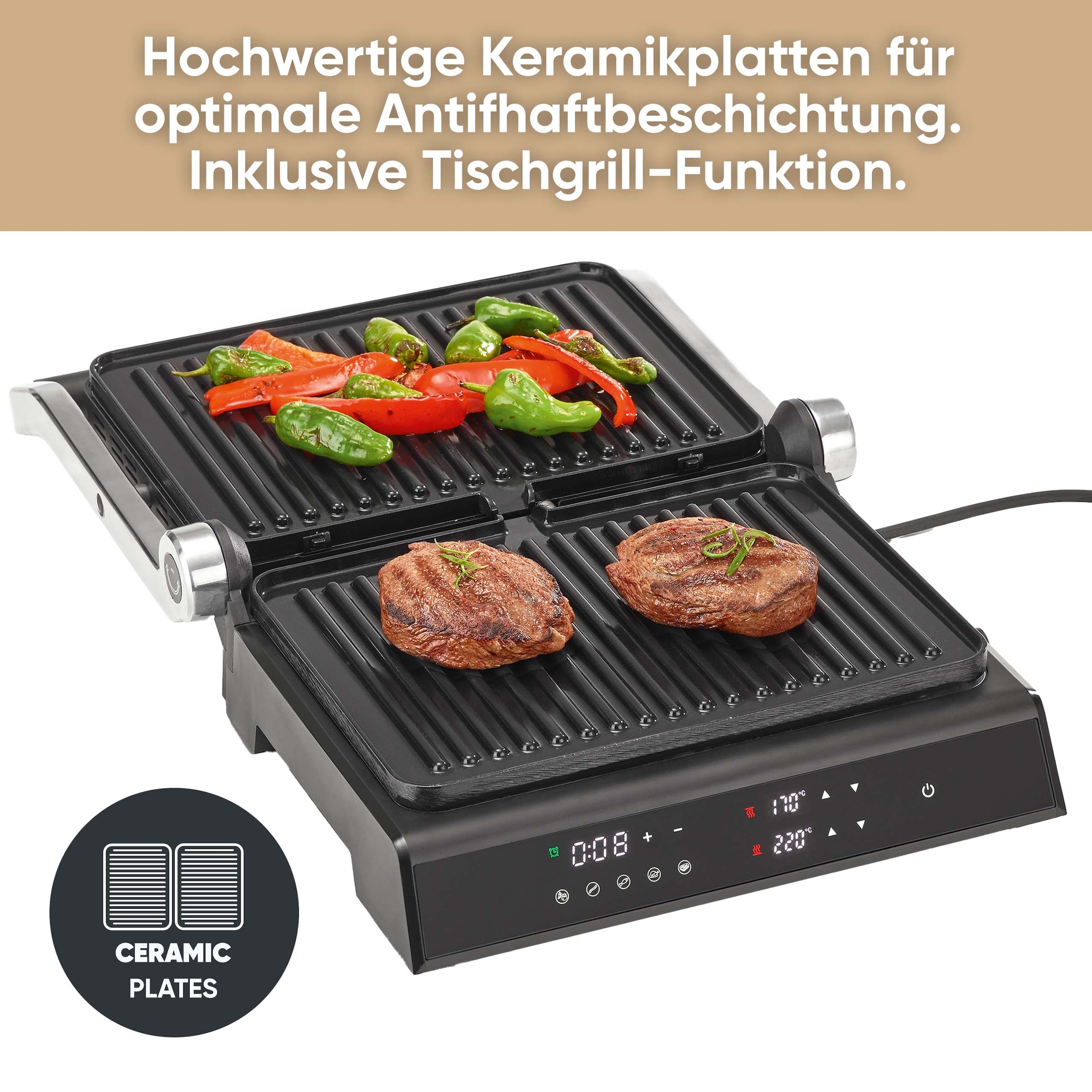 Severin Kontaktgrill »KG2399  SEVINI COMFORT« 2000 W