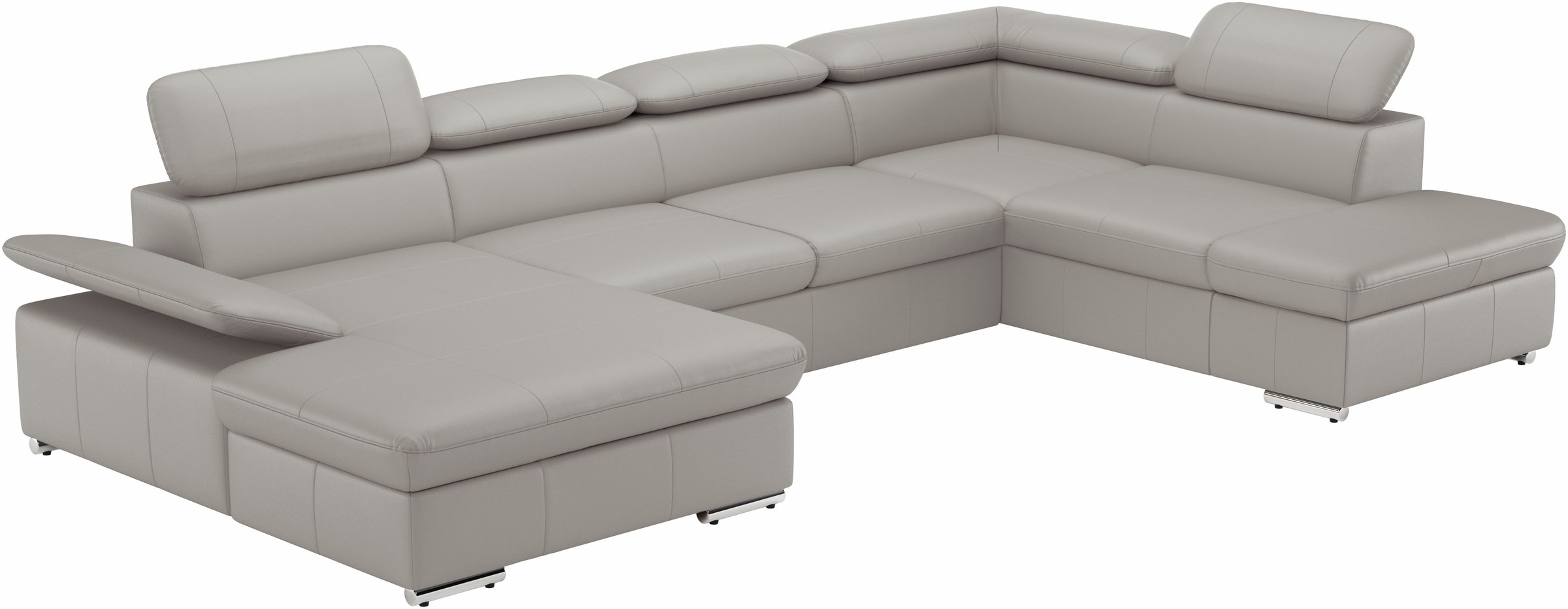 sit&more Wohnlandschaft »Valantine U-Form«, inkl. Kopf- und Armteilverstellung, wahlweise mit Bettfunktion