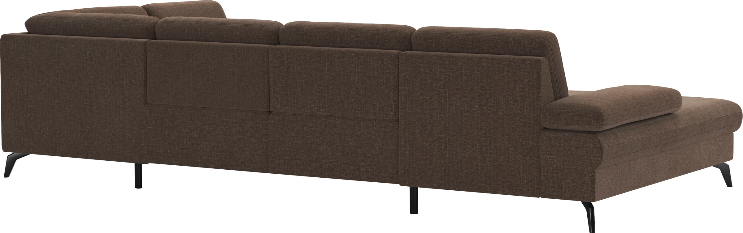 sit&more Wohnlandschaft »Morris U-Form, inkl. Sitztiefenverstellung«, wahlweise mit Armteilverstellung, Bettfunktion & Bettkasten