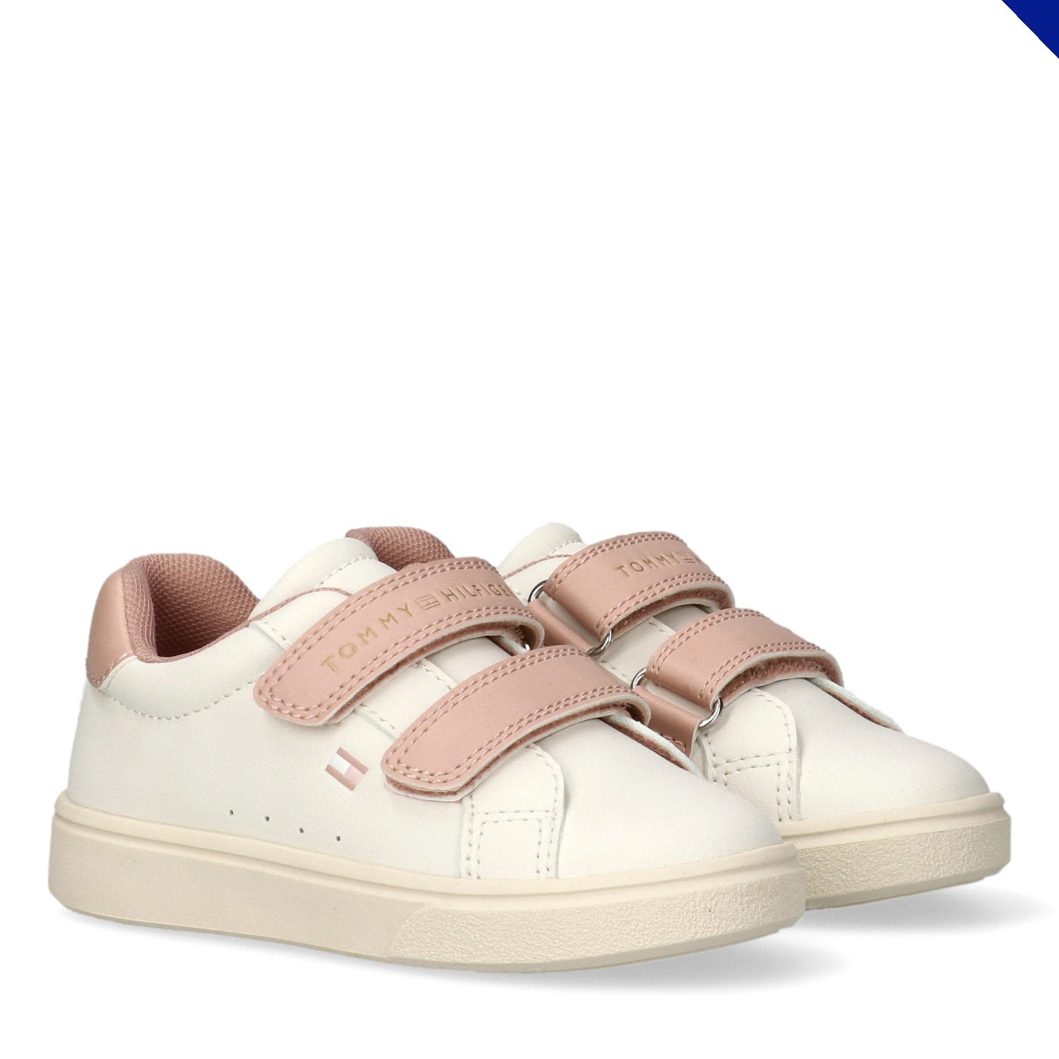 Tommy Hilfiger Sneaker  Freizeitschuh, Halbschuh, Klettschuh mit Kontrastbesatz