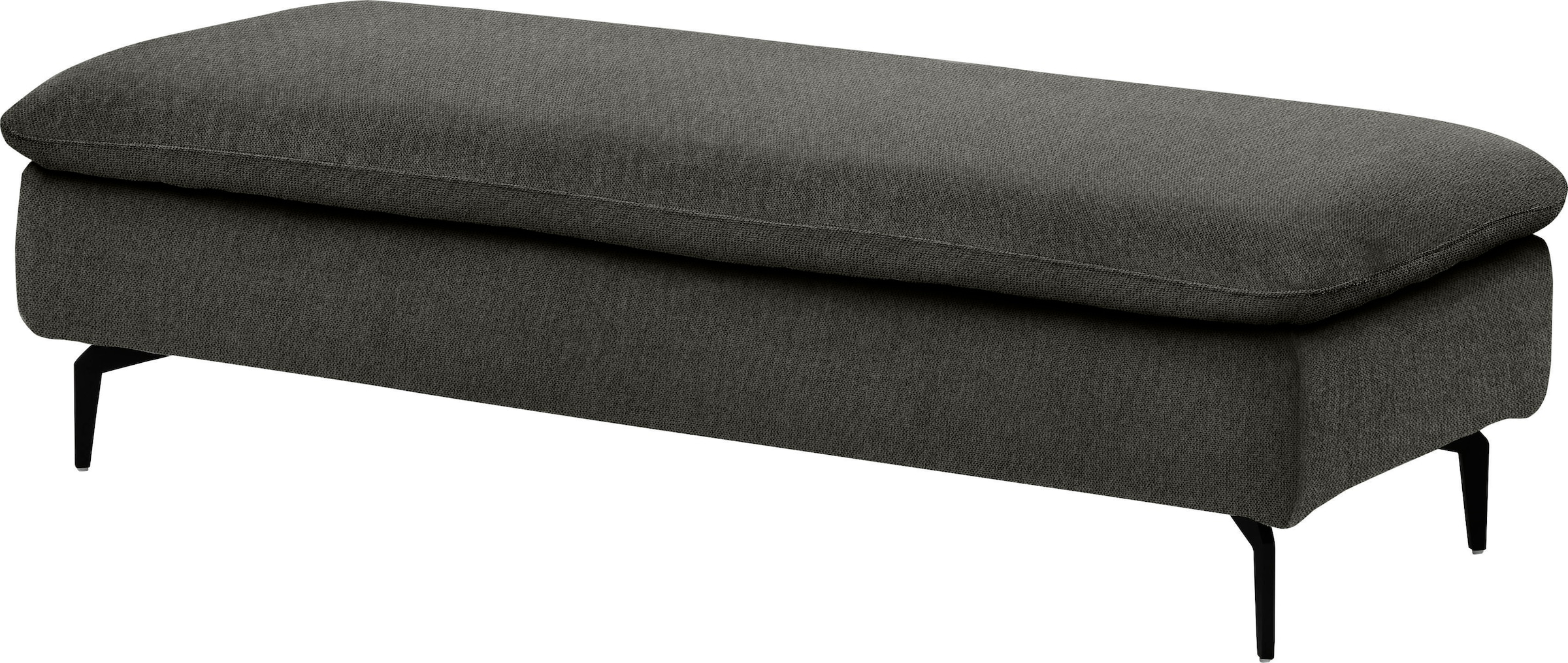 W.SCHILLIG Ecksofa »valentinoo, Designsofa, bequem, elegant und zeitlos, L-Form«, (Set), inklusive Hocker, mit Sitztiefenverstellung, Breite 299 cm