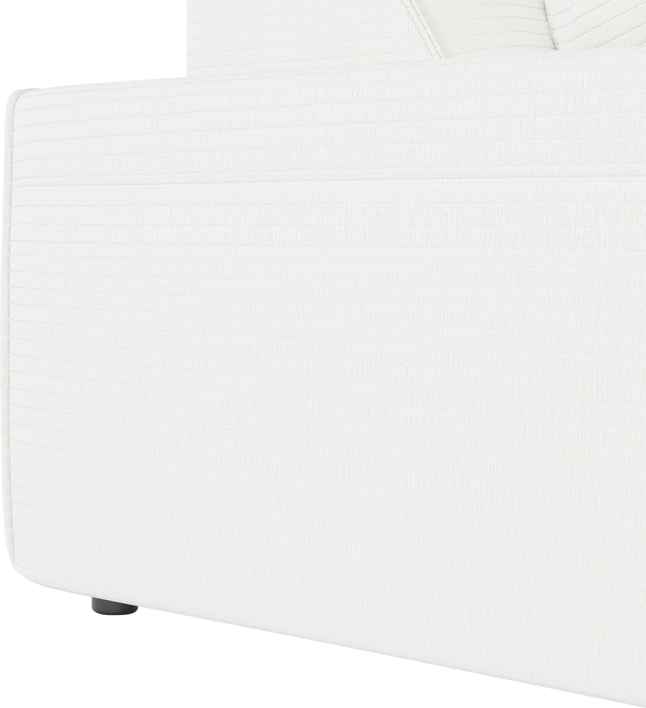 andas Ecksofa »Glimminge L-Form auch in Breitcord, Feincord + Easy care-Bezug,«, Breite 234, Zierkissen