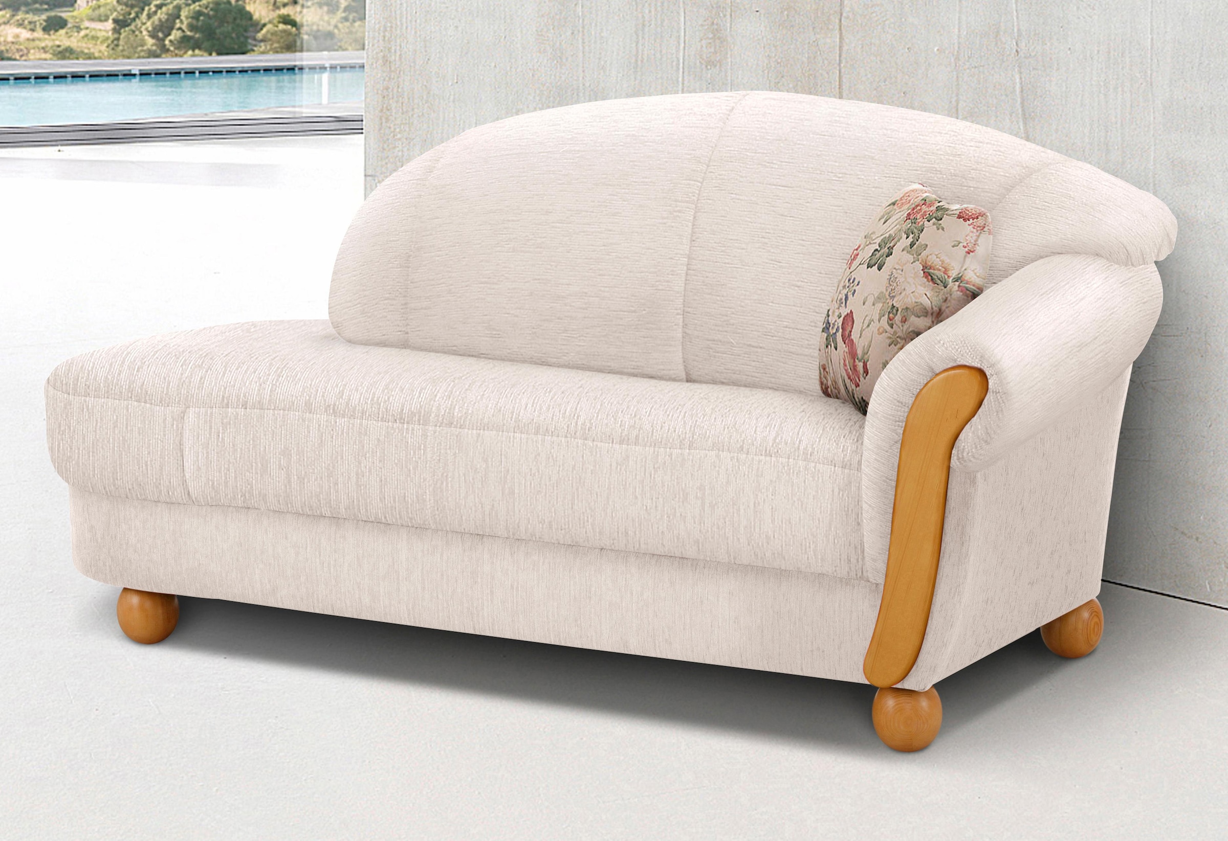 Home affaire Ottomane »Milano, bequemes solitär Sofa im Landhaus-Stil, B/T/ günstig online kaufen
