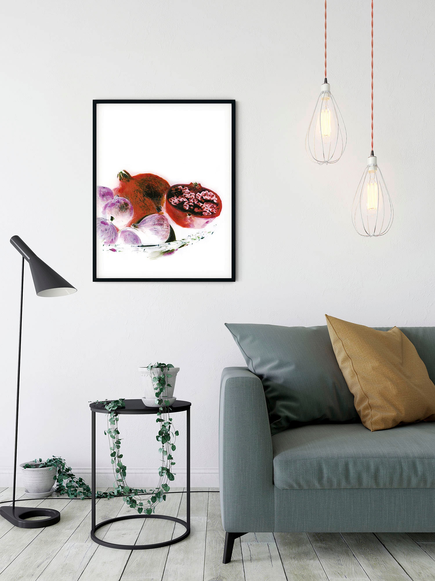 Komar Wandbild »Dinner Mediterranean«, (1 St.), Deutsches Premium-Poster Fotopapier mit seidenmatter Oberfläche und hoher Lichtbeständigkeit. Für fotorealistische Drucke mit gestochen scharfen Details und hervorragender Farbbrillanz.