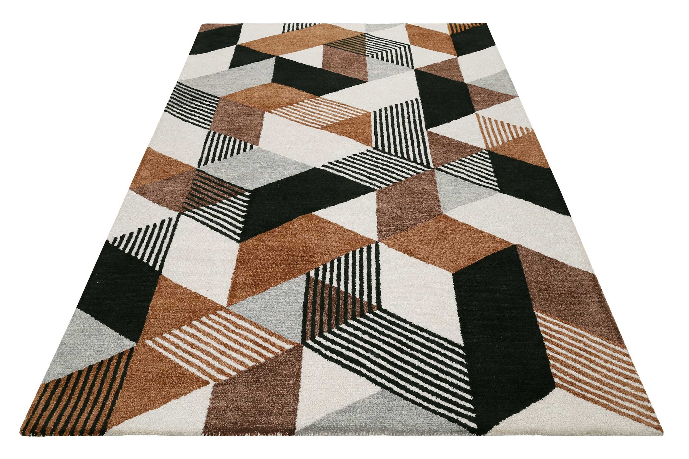 Esprit Teppich »Uptown«, rechteckig, 8 mm Höhe, bunt, handgetuftet, grafisc günstig online kaufen
