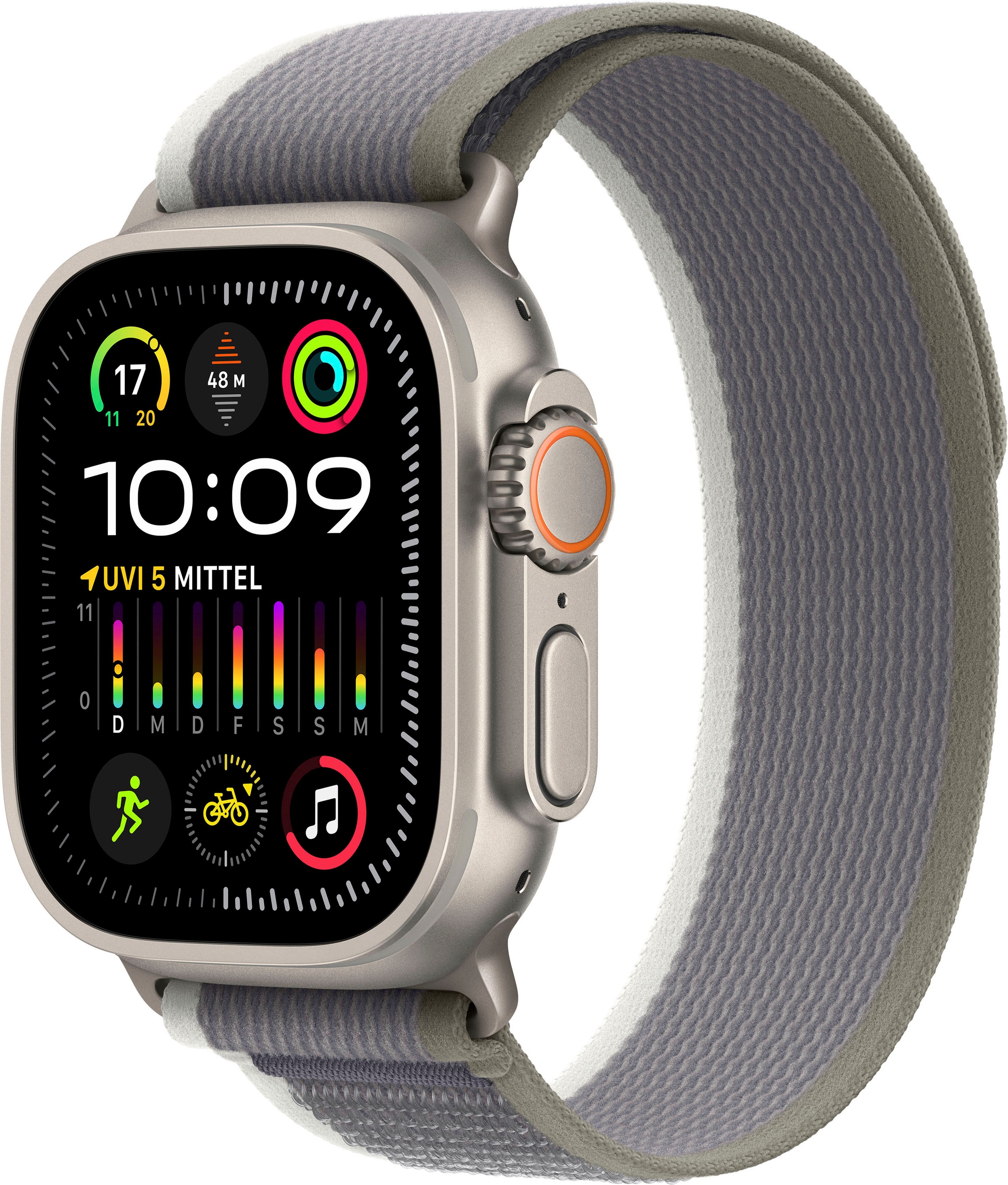 APPLE Smartwatch »Watch Ultra 2 Titanium« (4, 9 cm / 1, 92 ′′) Watch OS 10 Titan