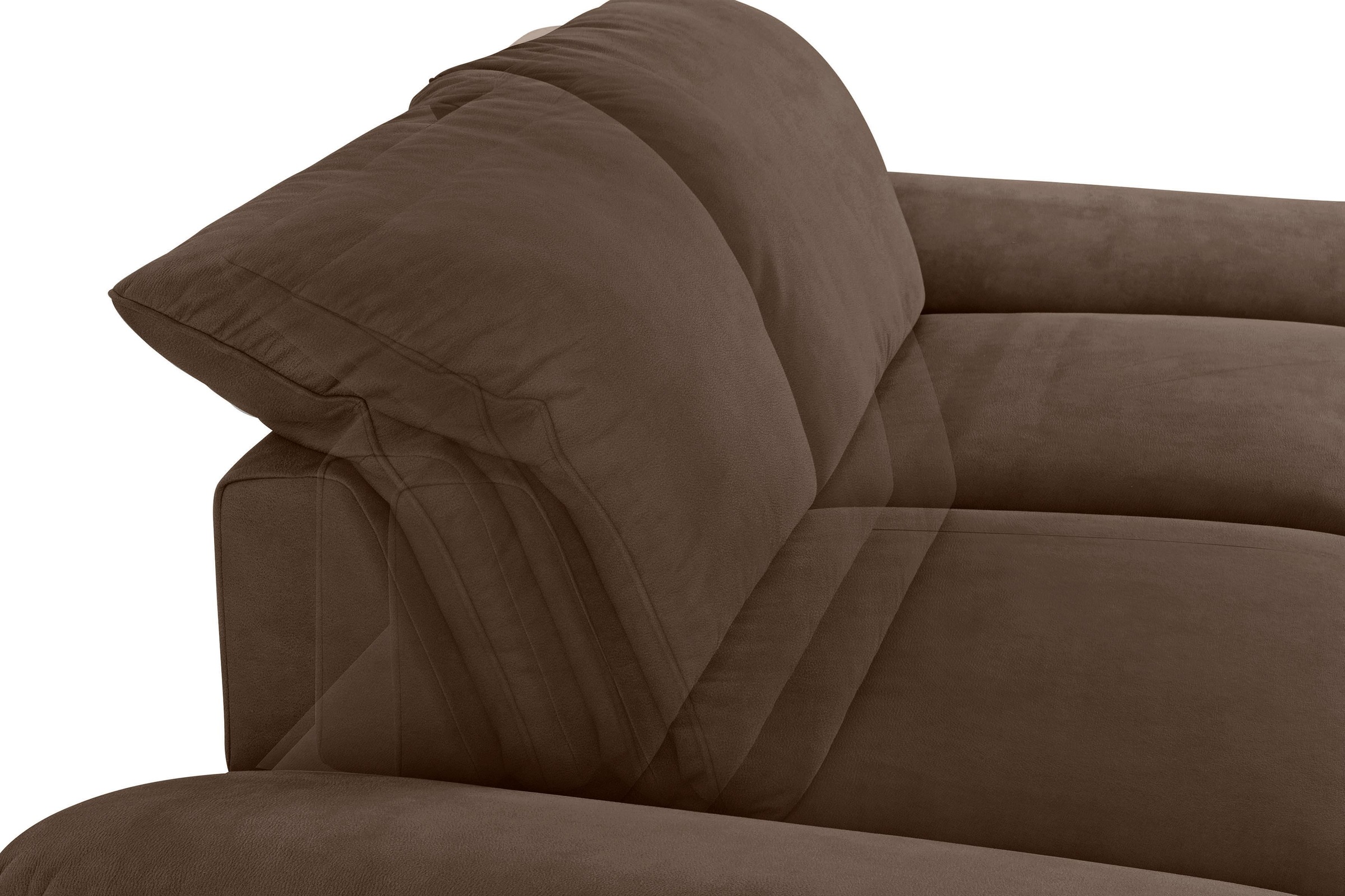 W.SCHILLIG 2,5-Sitzer »enjoy&MORE«, mit Sitztiefenverstellung, Füße silber matt, Breite 232 cm