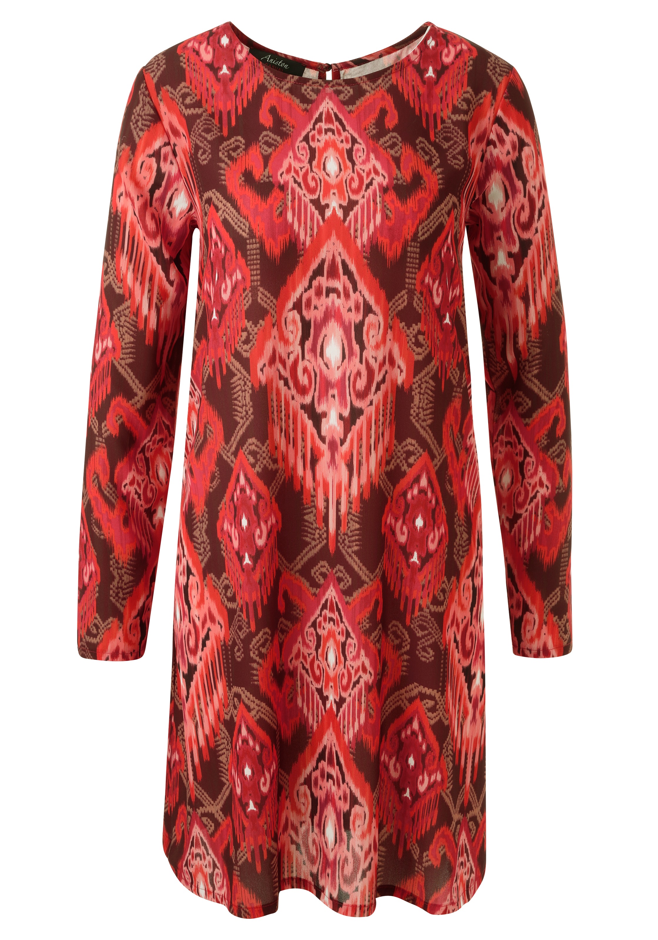 Aniston CASUAL Minikleid, mit farbharmonischem Folklore-Druck - NEUE KOLLEKTION
