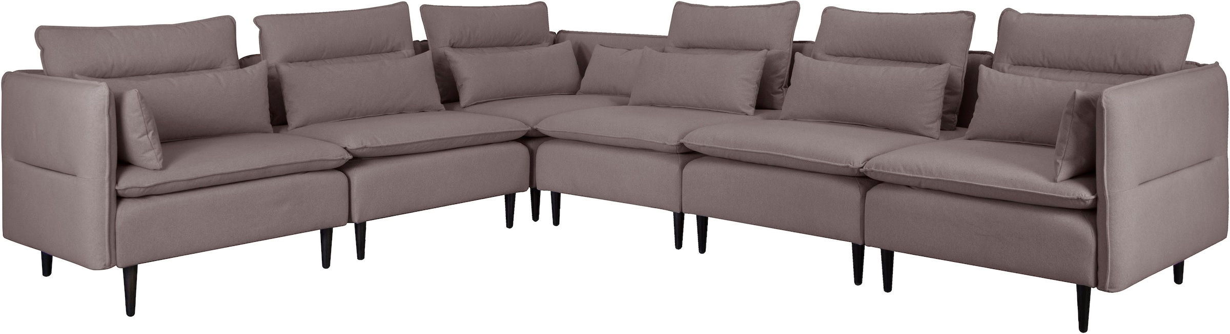 andas Ecksofa »ALVIK L-Form«, zusammengesetzt aus Modulen, erweiterbar mit Modulen der Serie