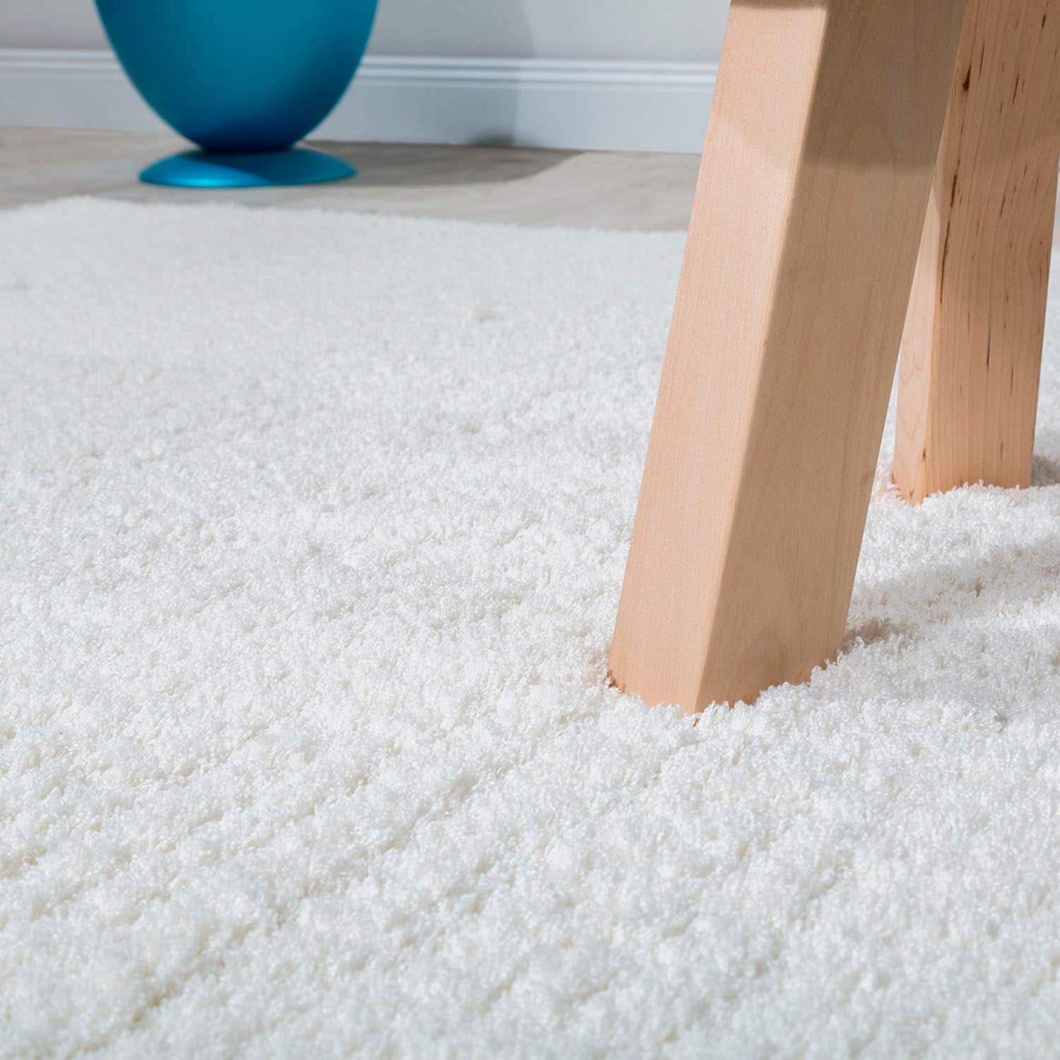 Paco Home Hochflor-Teppich »Avantgarde 550«, rechteckig, 45 mm Höhe, gewebt, besonders weich und & flauschig, Uni Farben