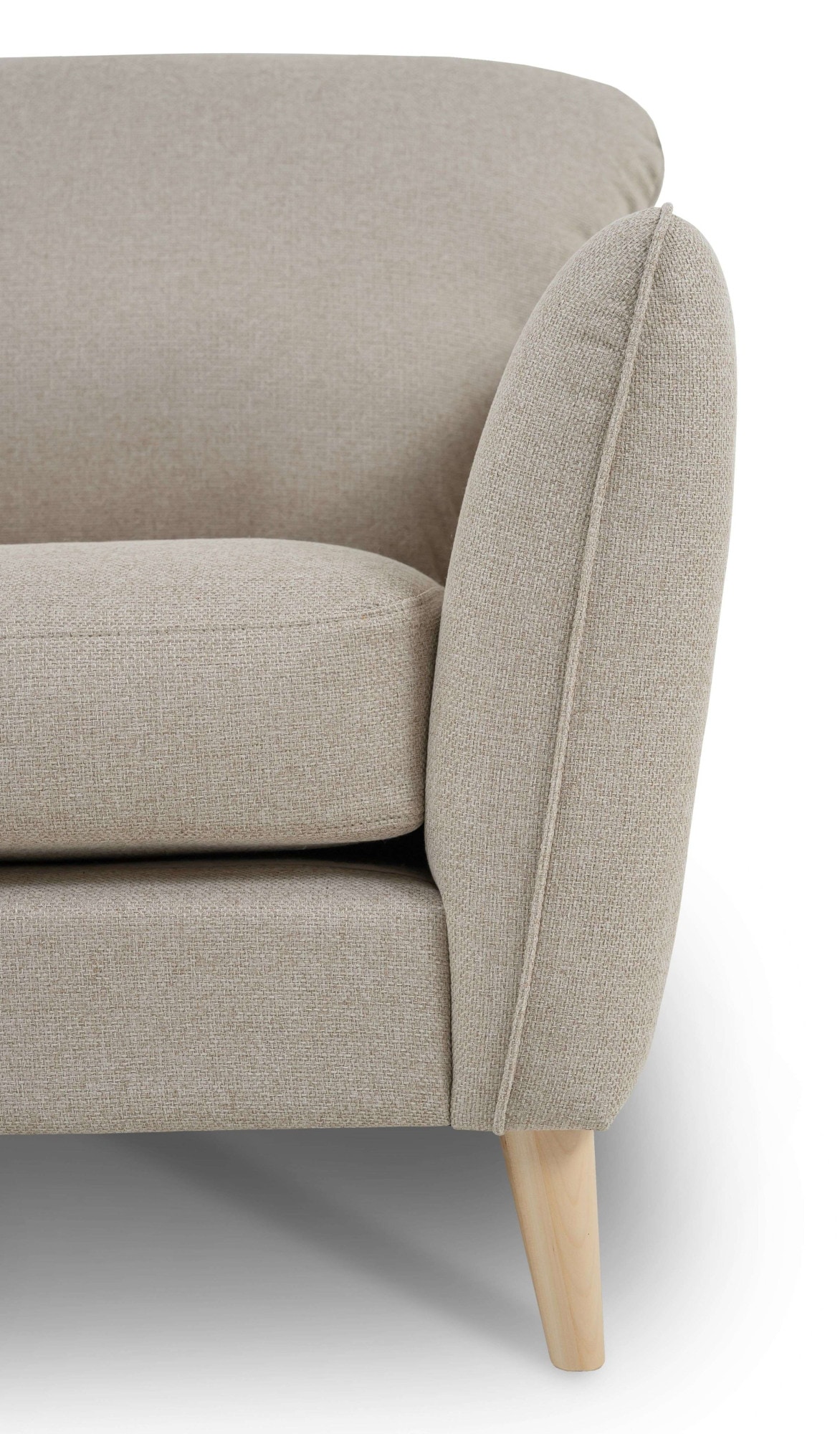 Home affaire Ecksofa »MARSEILLE 278/202 cm, L-Form, Ottom. rechts/links«, Massivholzbeine aus Eiche, in verschieden Bezügen und Farbvarianten